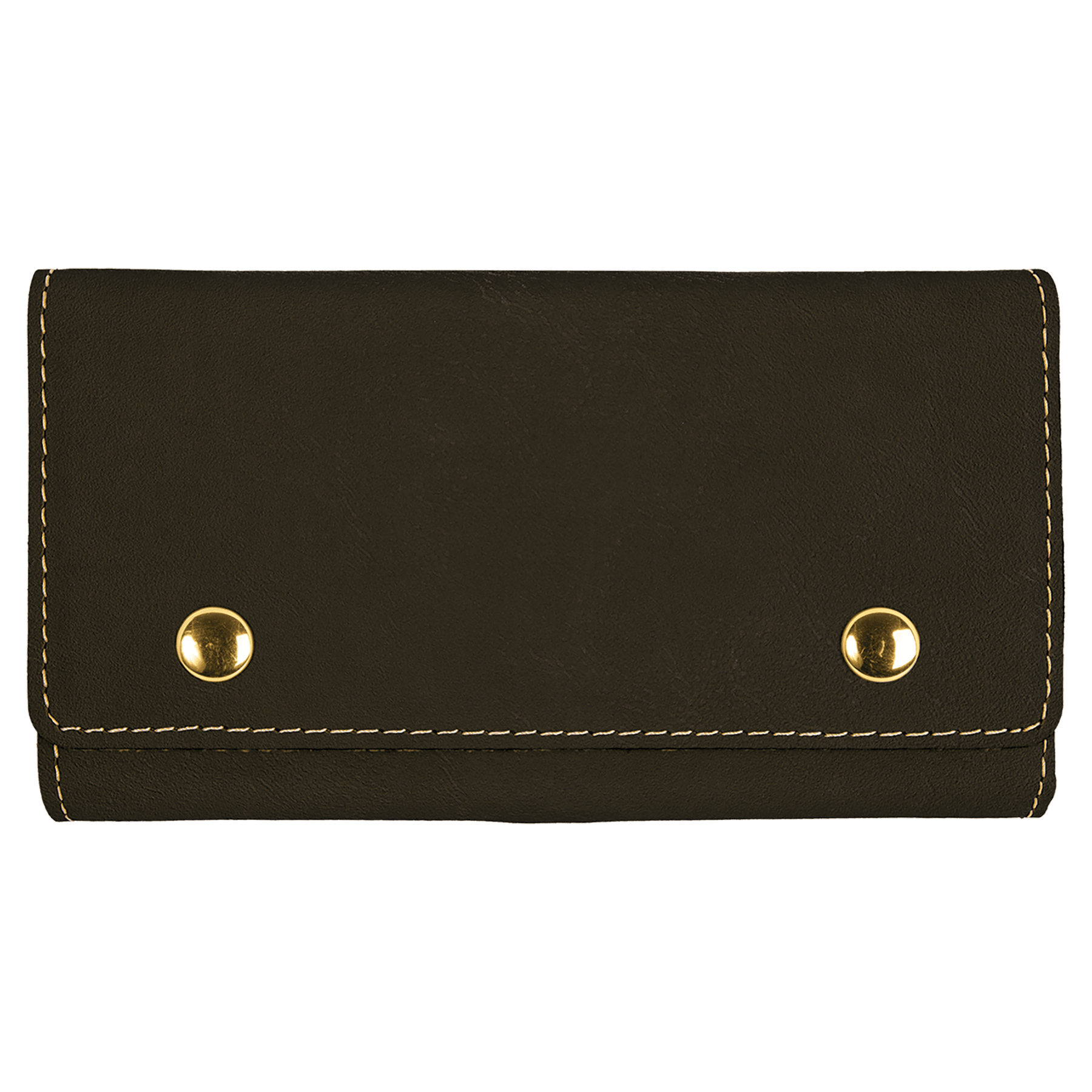Black/Gold Leatherette Card & Dice Set