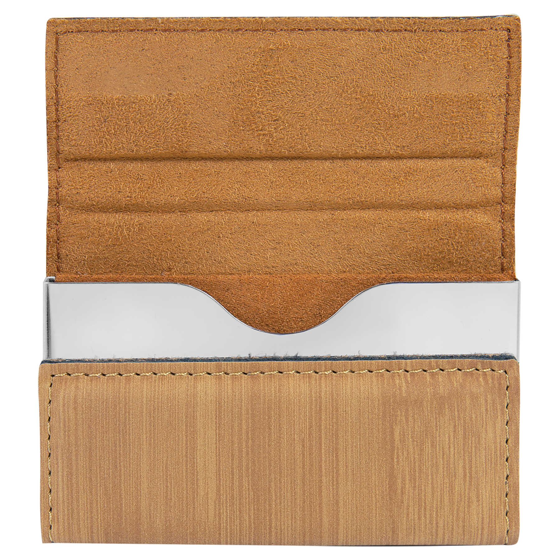 Leatherette Hard Business Card Holder - HLDR01