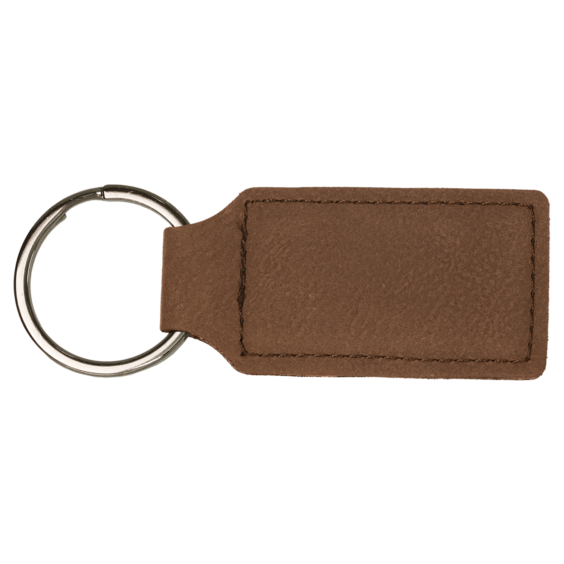 Leatherette Rectangle Keychain - KCL08