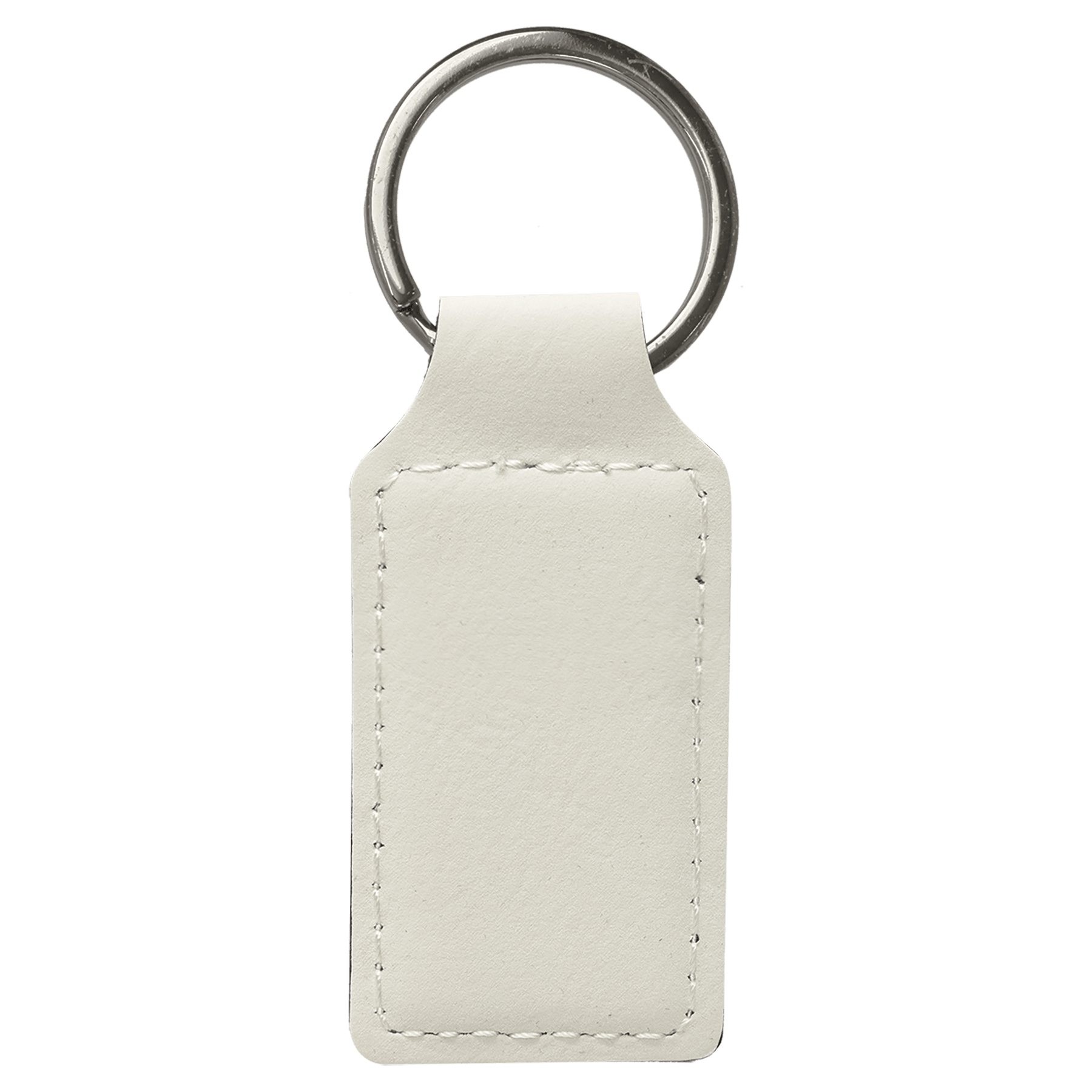 Leatherette Rectangle Keychain - KCL08