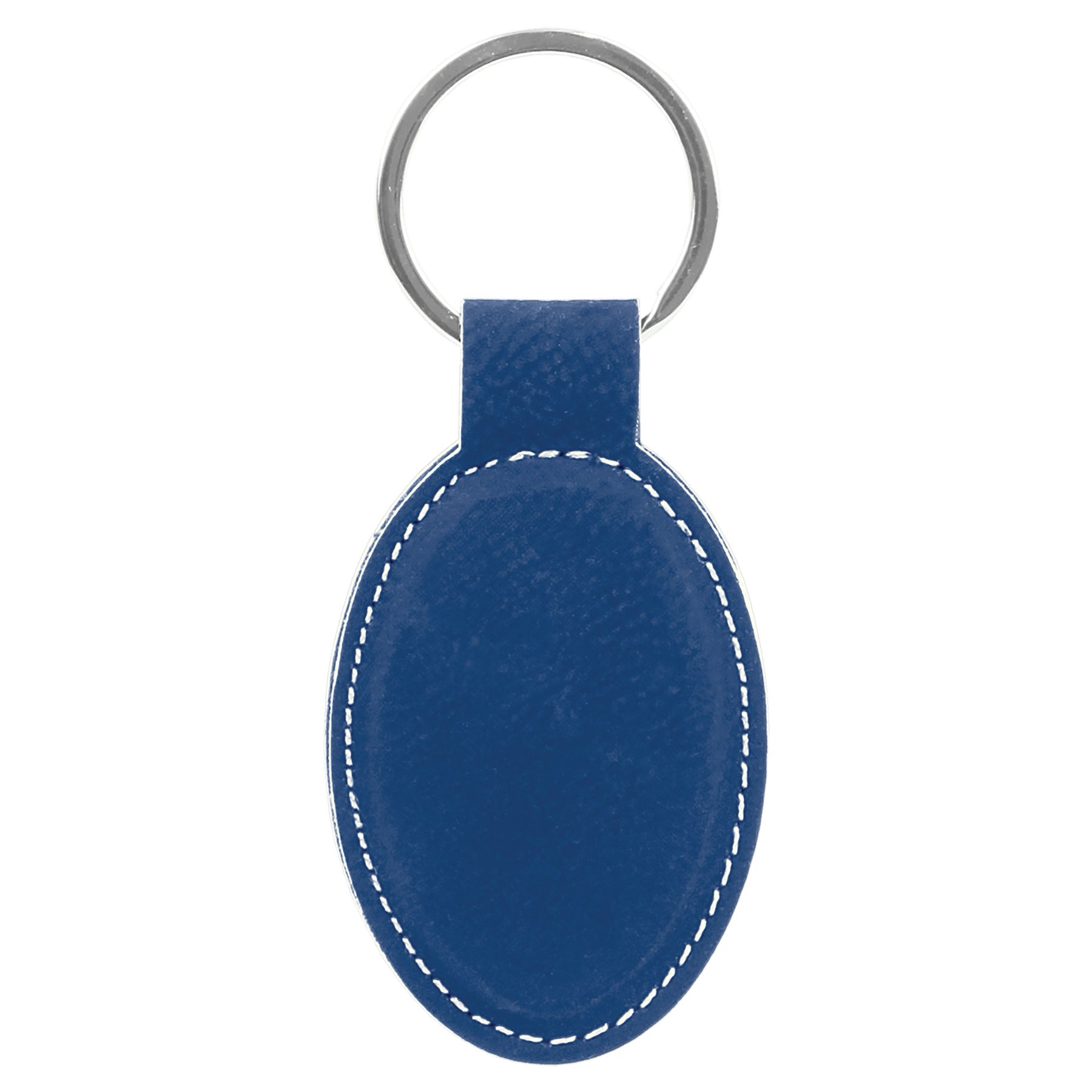 Leatherette Oval Keychain - KCL01