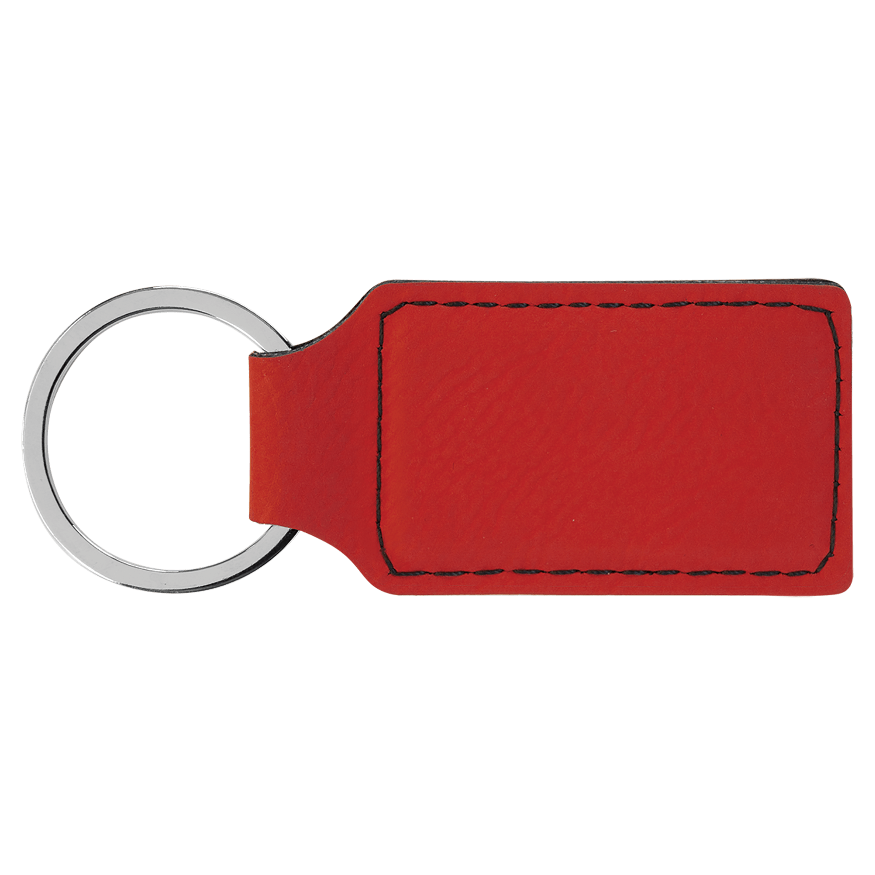 Leatherette Rectangle Keychain - KCL08