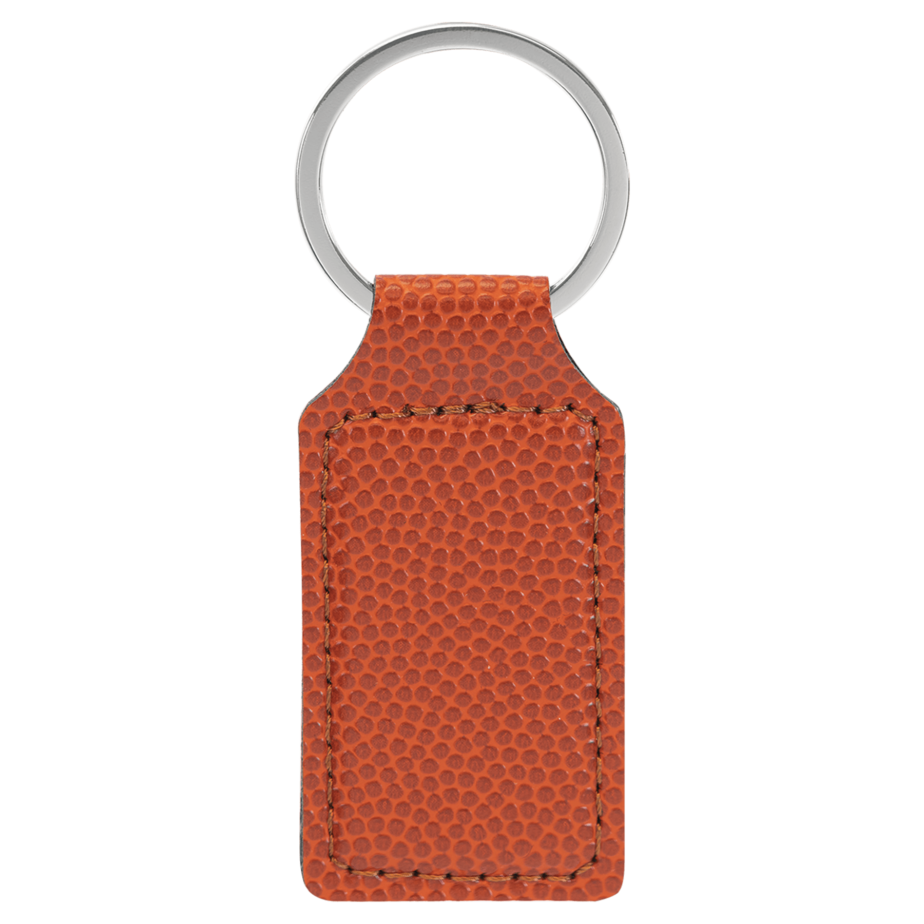 Leatherette Rectangle Keychain - KCL08