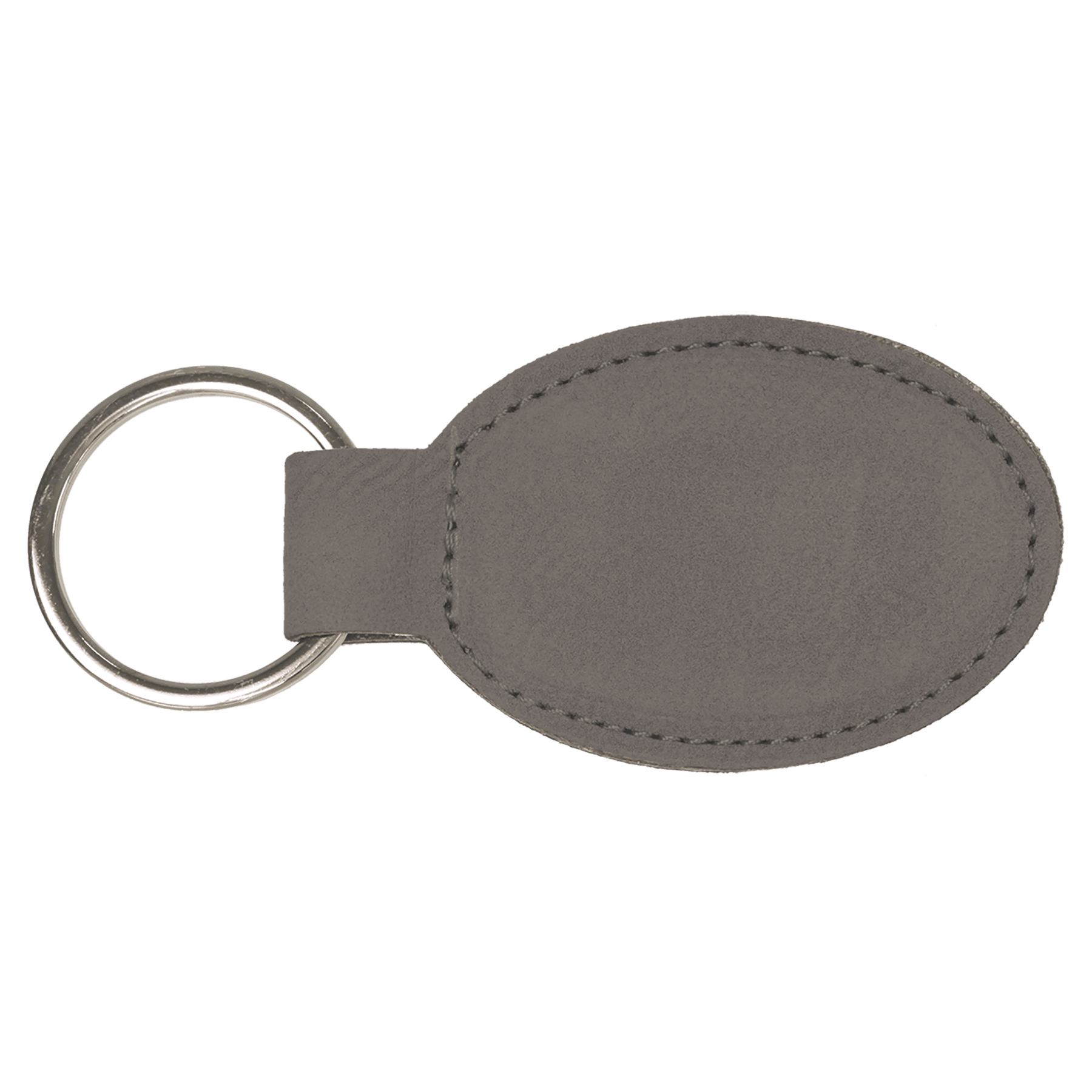 Leatherette Oval Keychain - KCL01