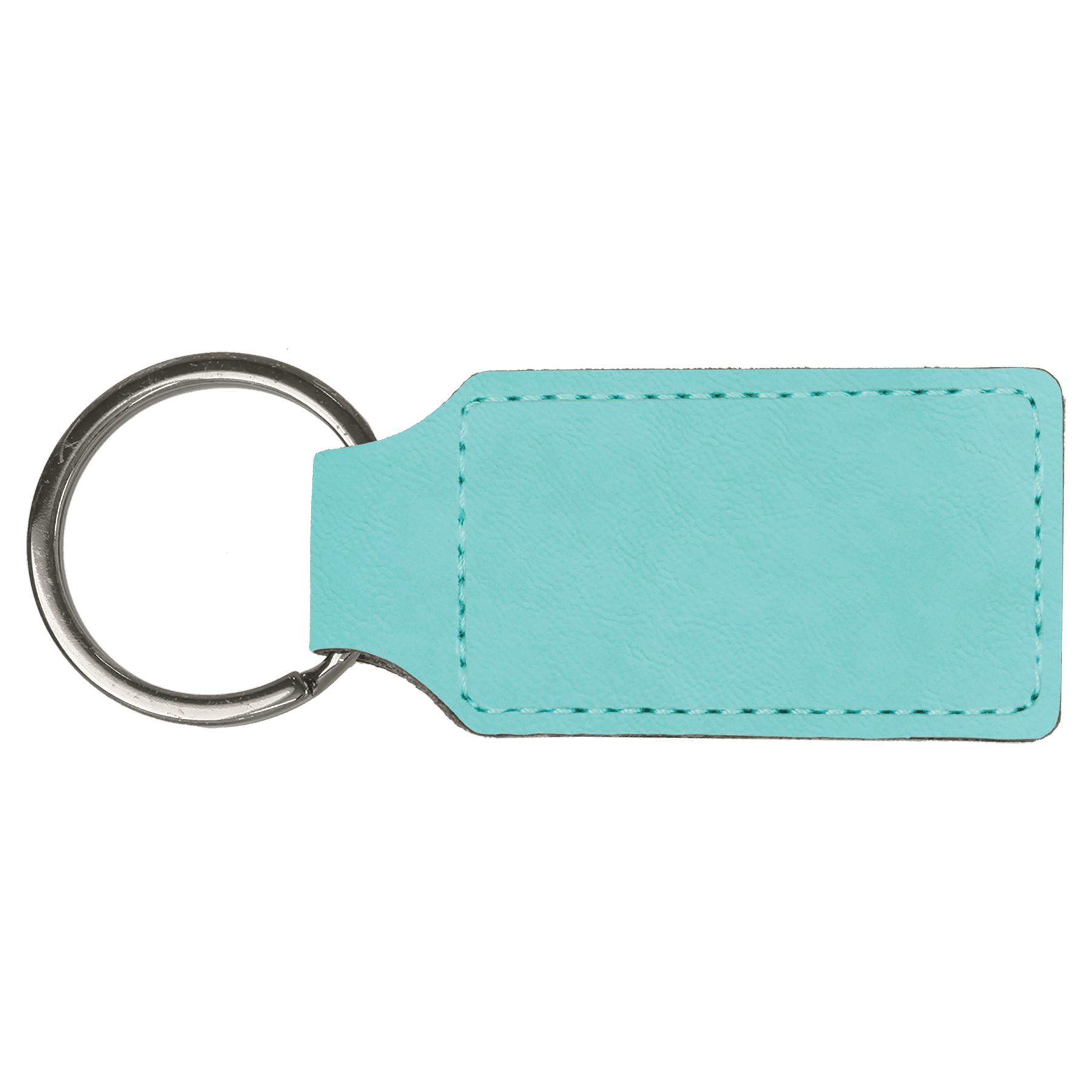 Leatherette Rectangle Keychain - KCL08