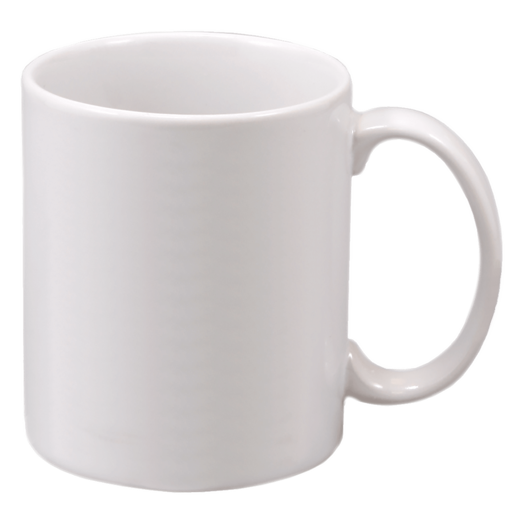 11 oz. White Ceramic Mug