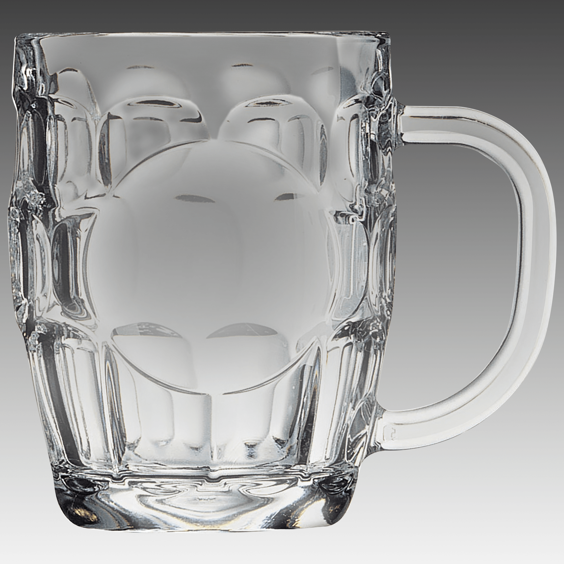 20 oz. Beer Mug with Oval Engraving Area and Handle