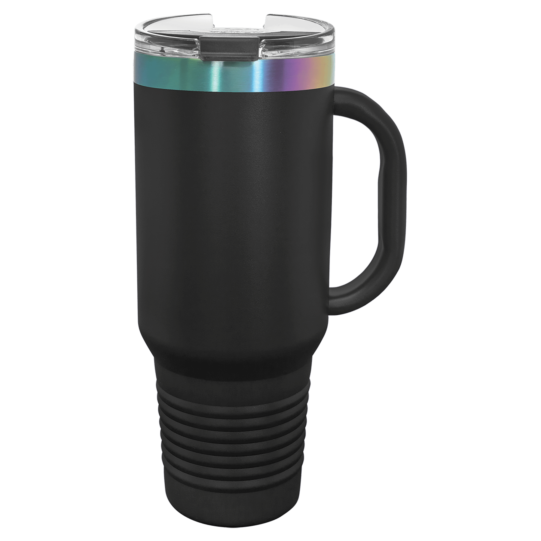 PC 40 oz. Black/Prism ION-Plated Travel Mug