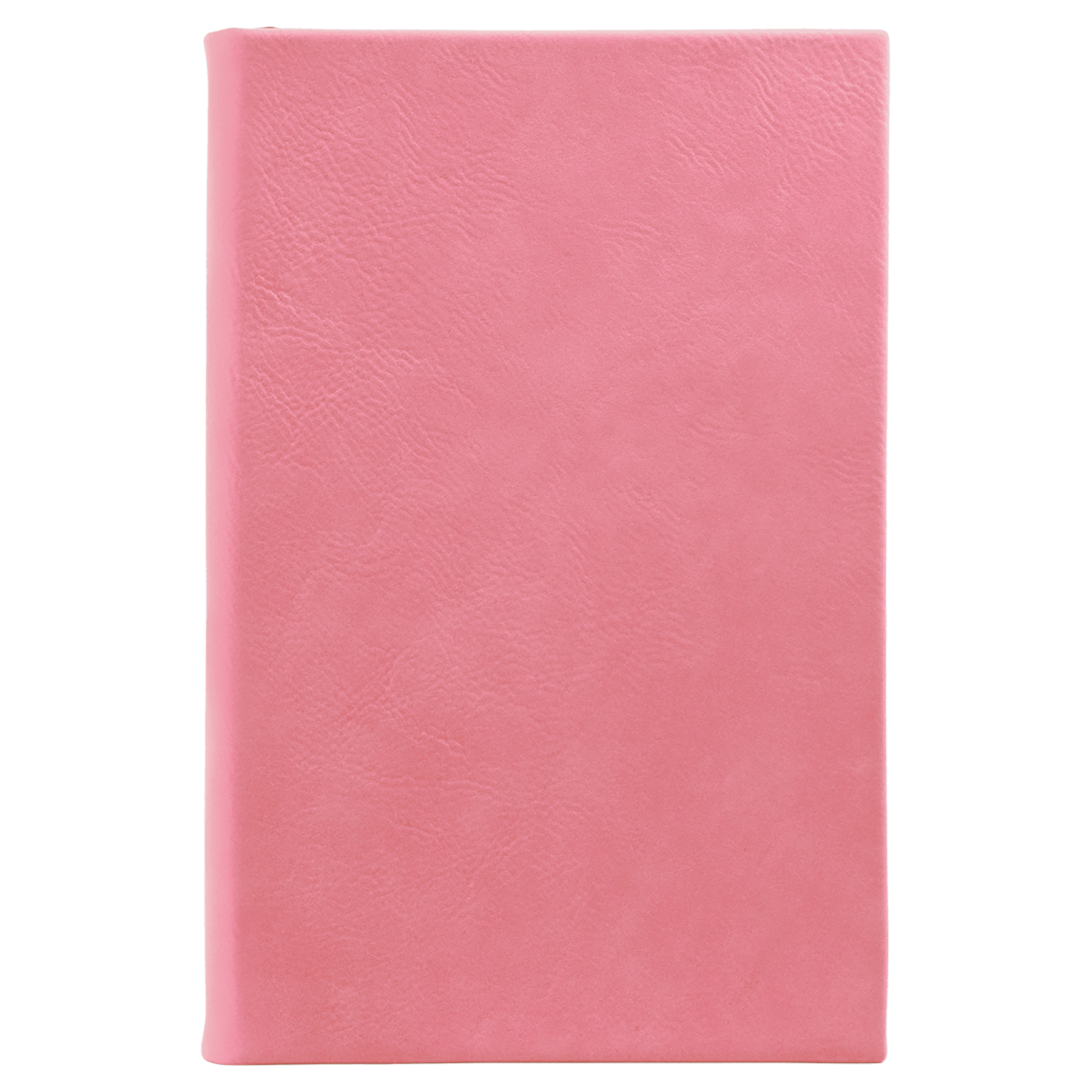 5.25" x 8.25" Pink Leatherette Sketch Book w/Unlined Notepad