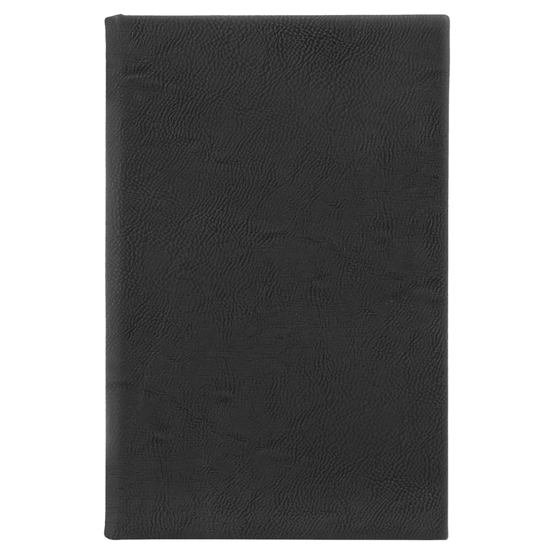 Black/Silver Leatherette Sketch Book with Unlined Notepad