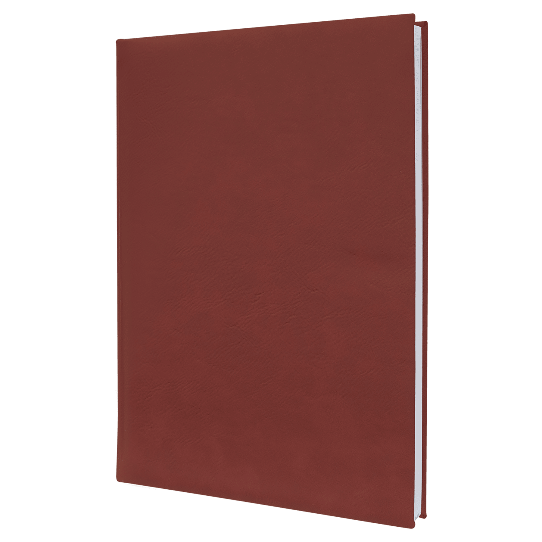 7" x 9.75" Rose Leatherette Sketch Book with Unlined Notepad