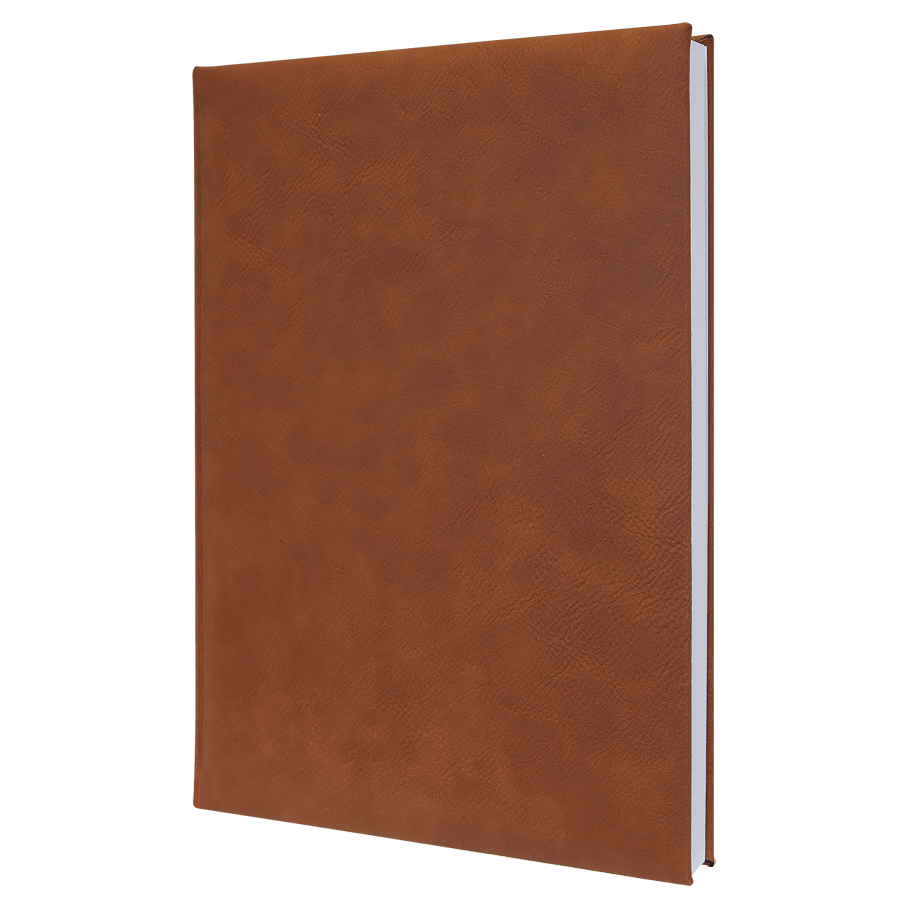 7" x 9.75" Rawhide Leatherette Journal with Lined Notepad