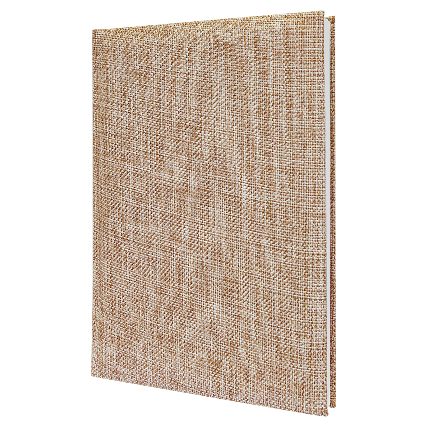 7" x 9.75" Burlap Journal with Lined Notepad