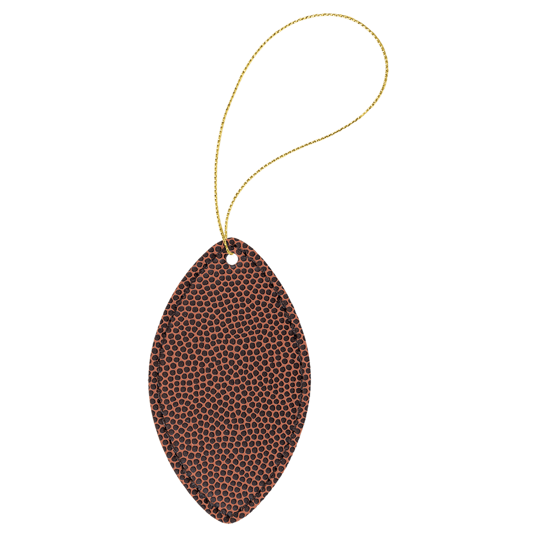 Football Leatherette Ornament with String - OL06