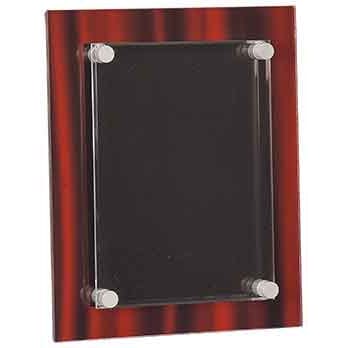 8" x 10" Red Velvet Stand-Off Acrylic Plaque