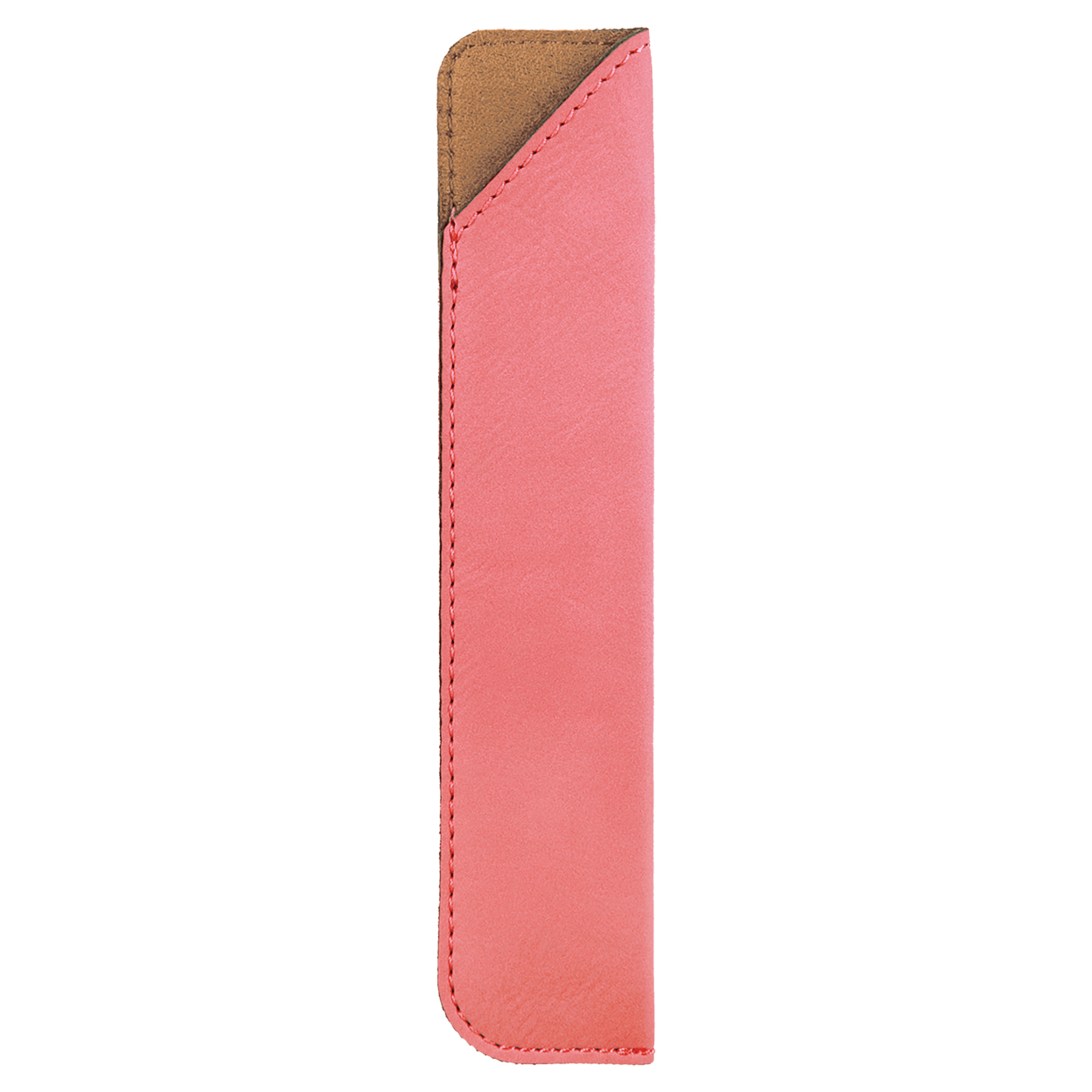 6.25" Pink Leatherette Pen Sleeve