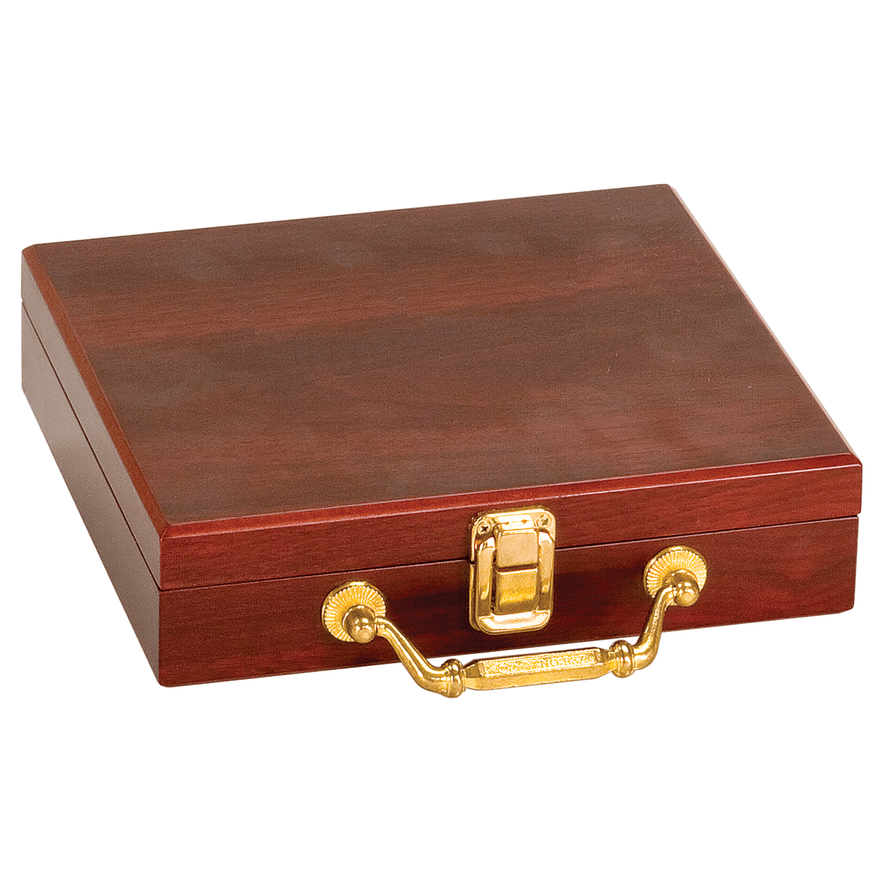 Rosewood Finish 100 Chip Poker Set