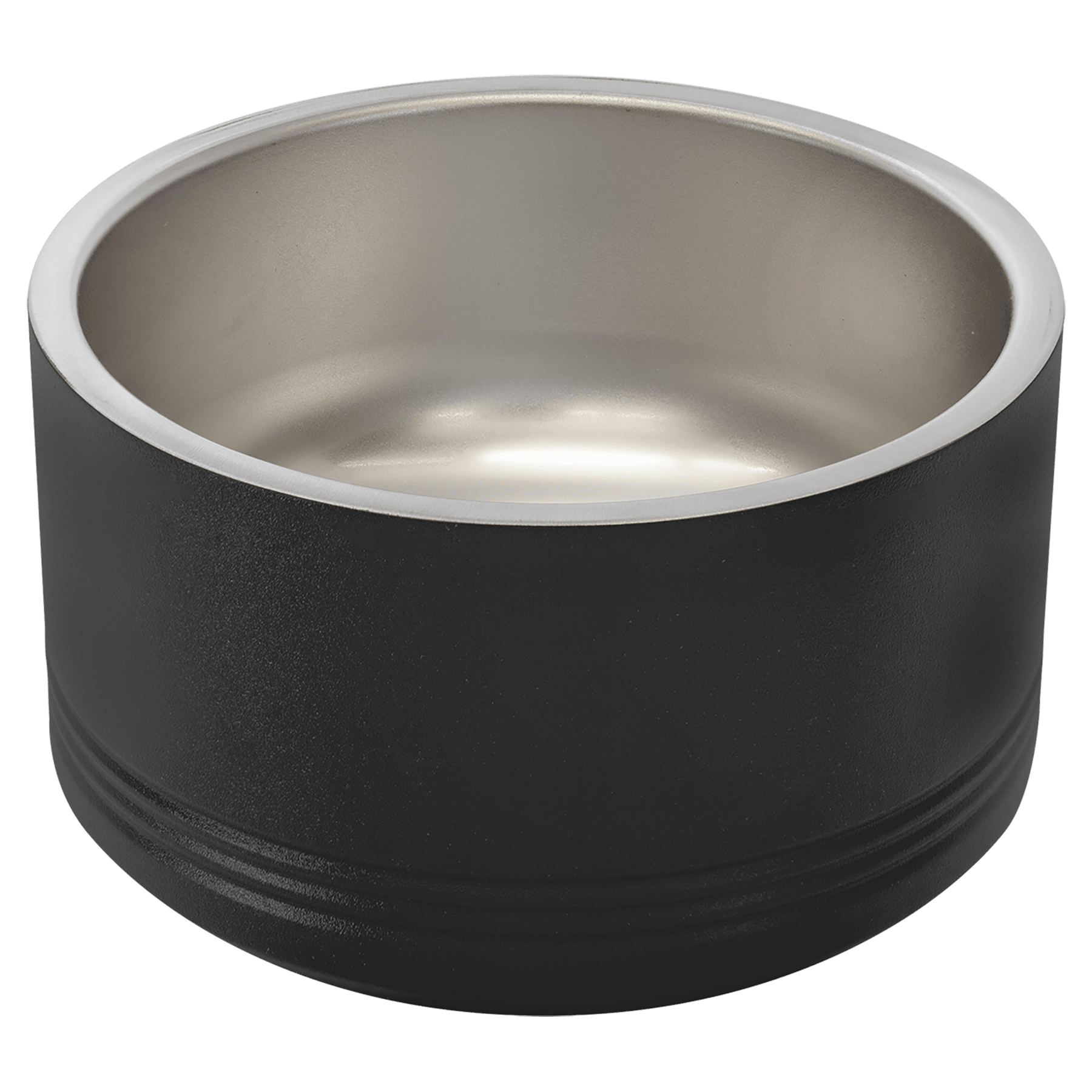 Polar Camel 18 oz. Small Black Pet Bowl