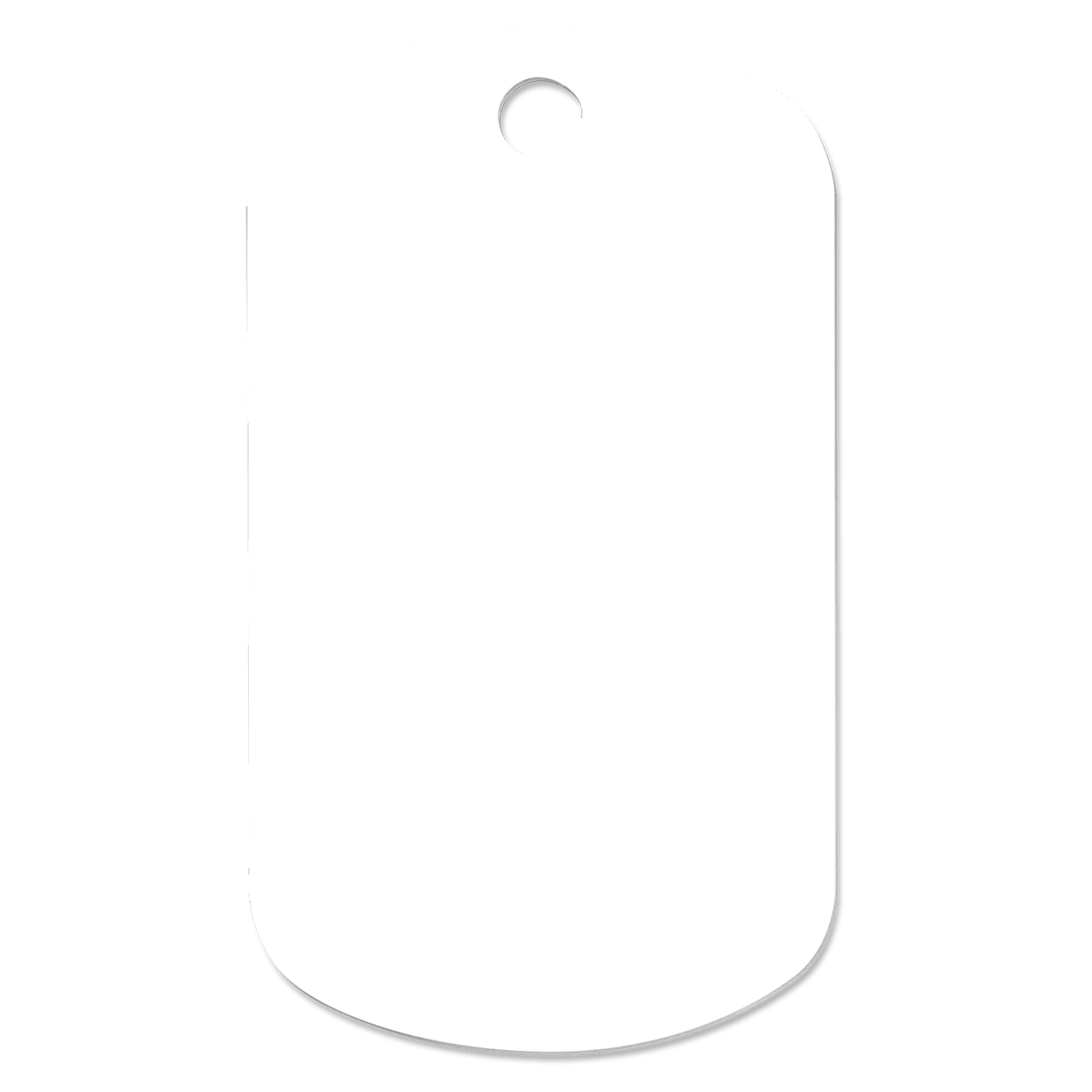 Gloss Aluminum G.I. Tag - JWL16