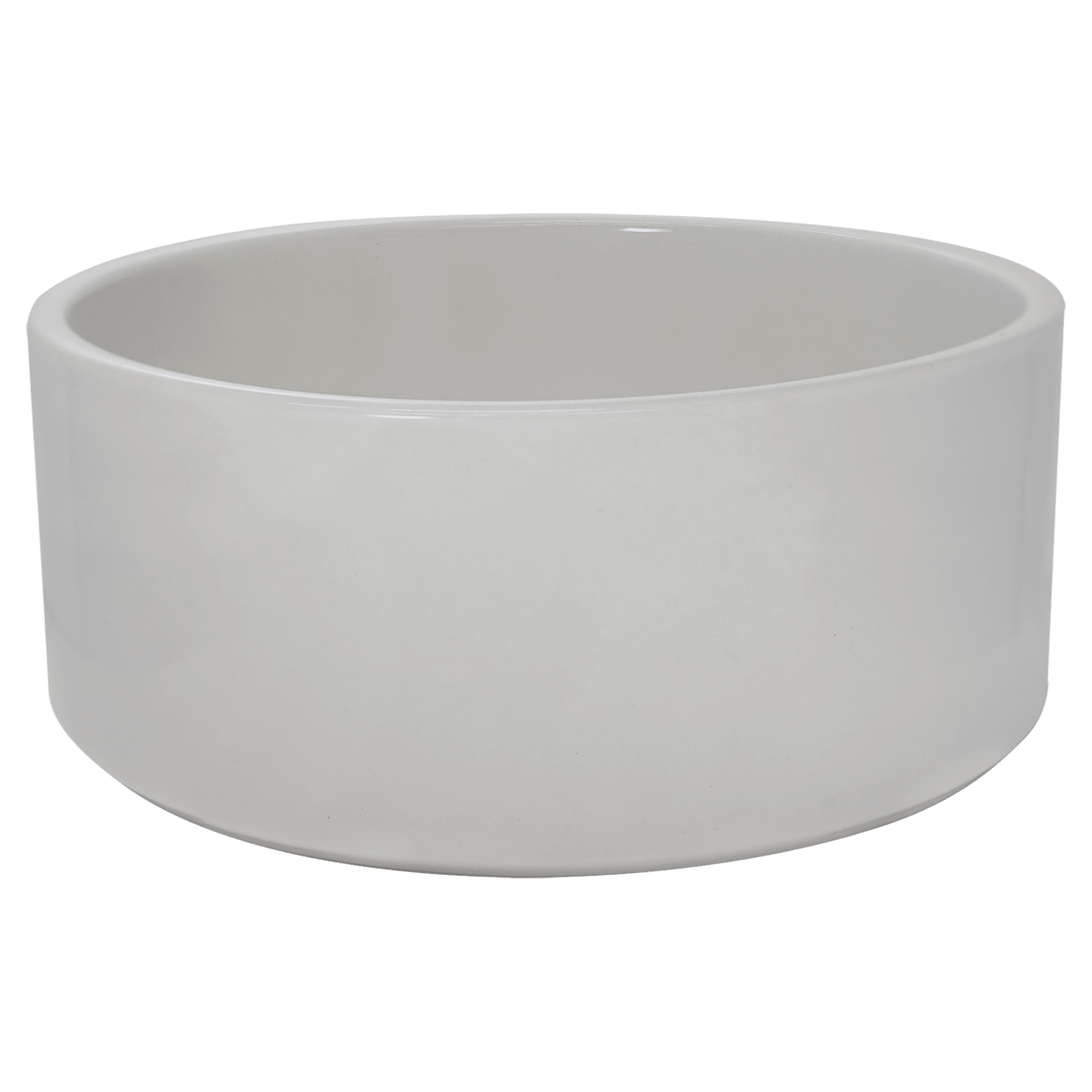 2.95" x 7.0" Sublimatable Ceramic Pet Bowl