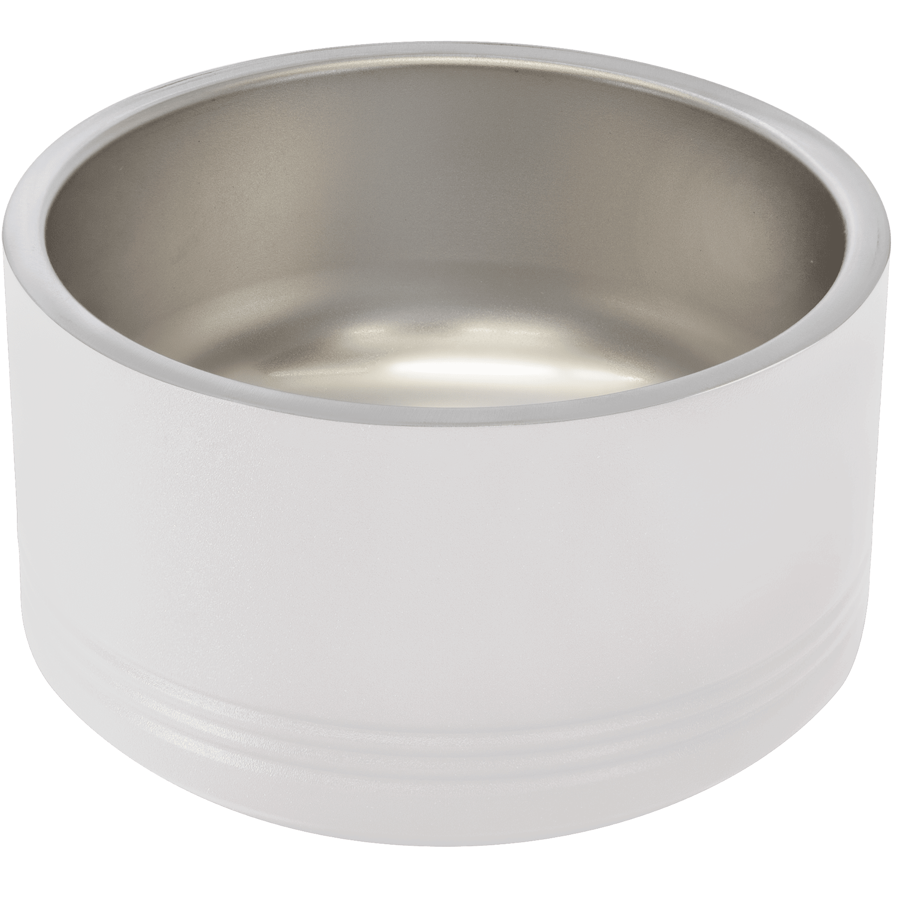 Polar Camel 18 oz. Small White Pet Bowl