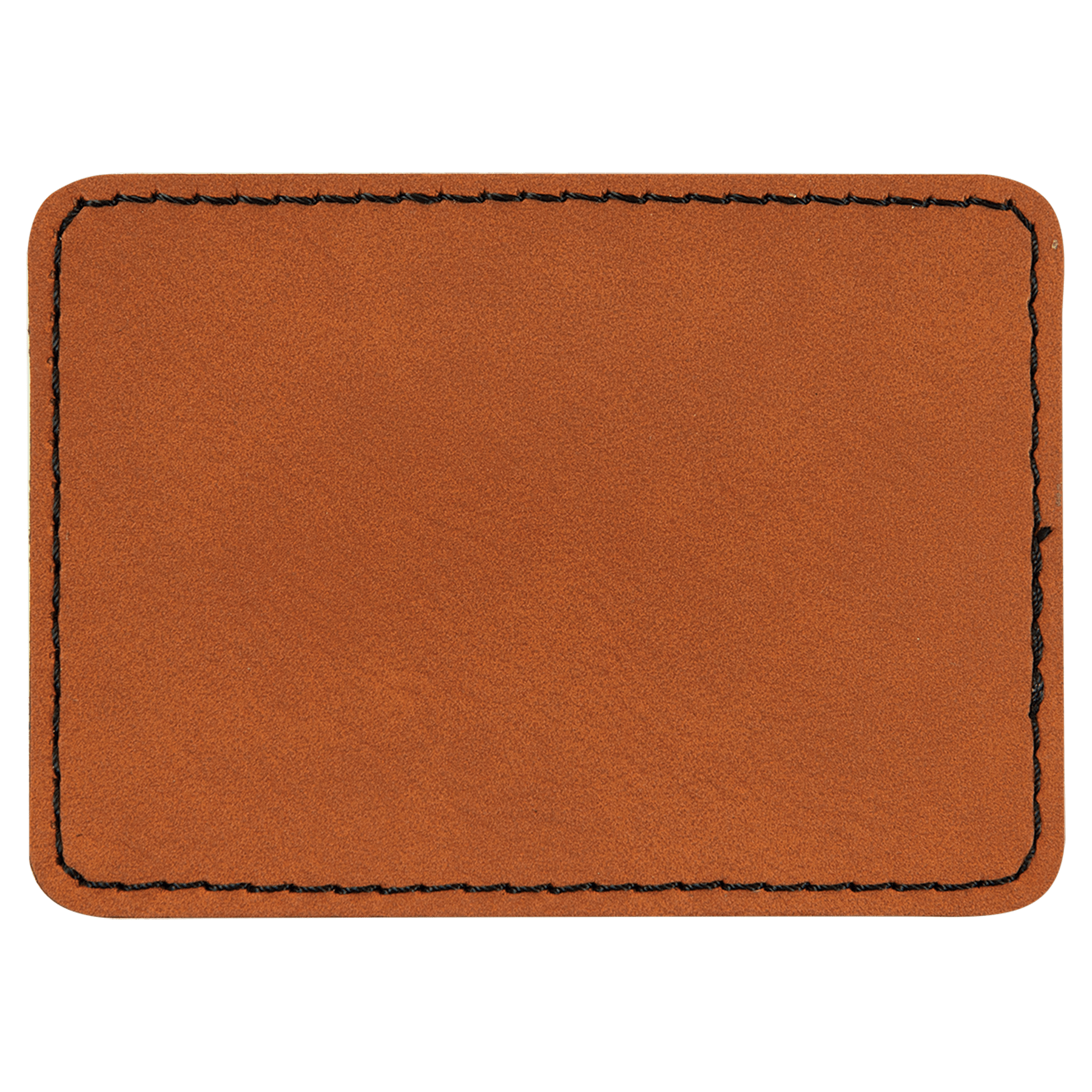 Rectangle Rawhide Leatherette Patch with Adhesive Back