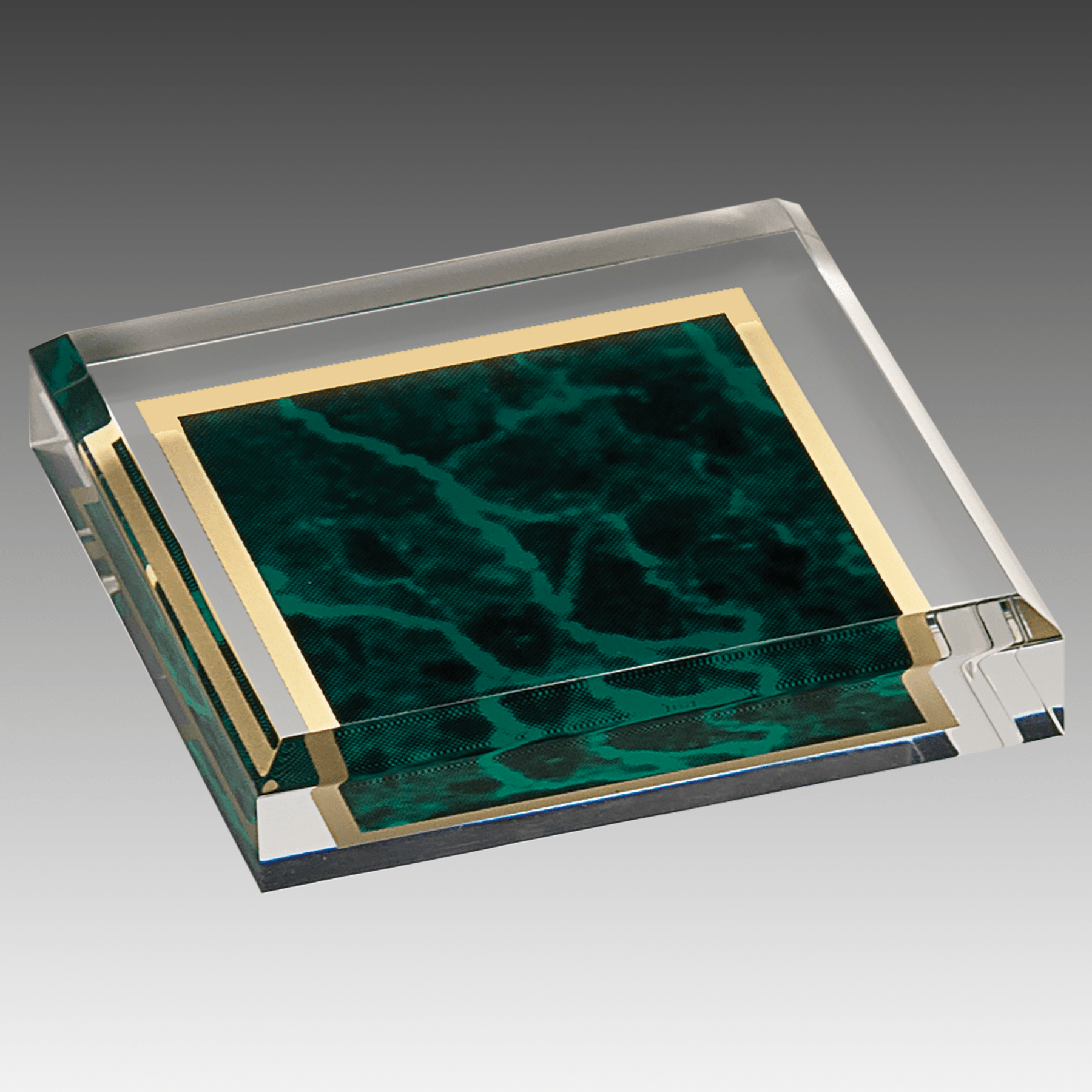 Colored Acrylic Paperweight - PWGT02