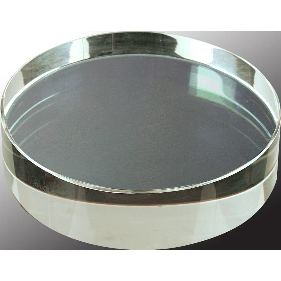 3.1" Crystal Round Paperweight