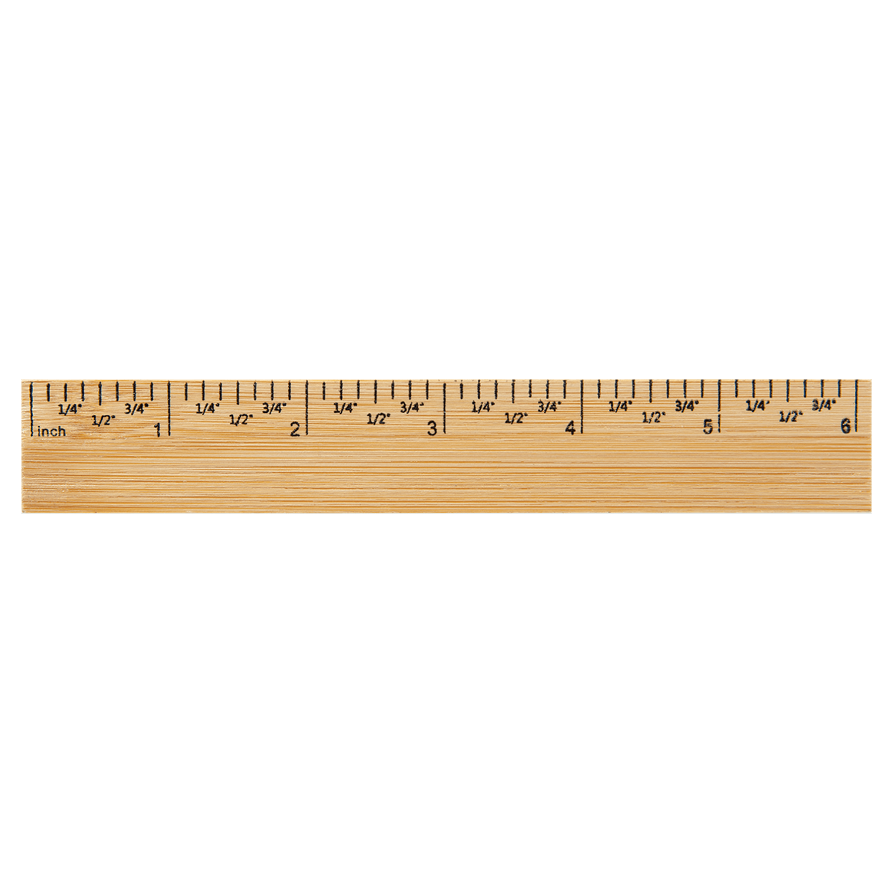 6" Bamboo Ruler