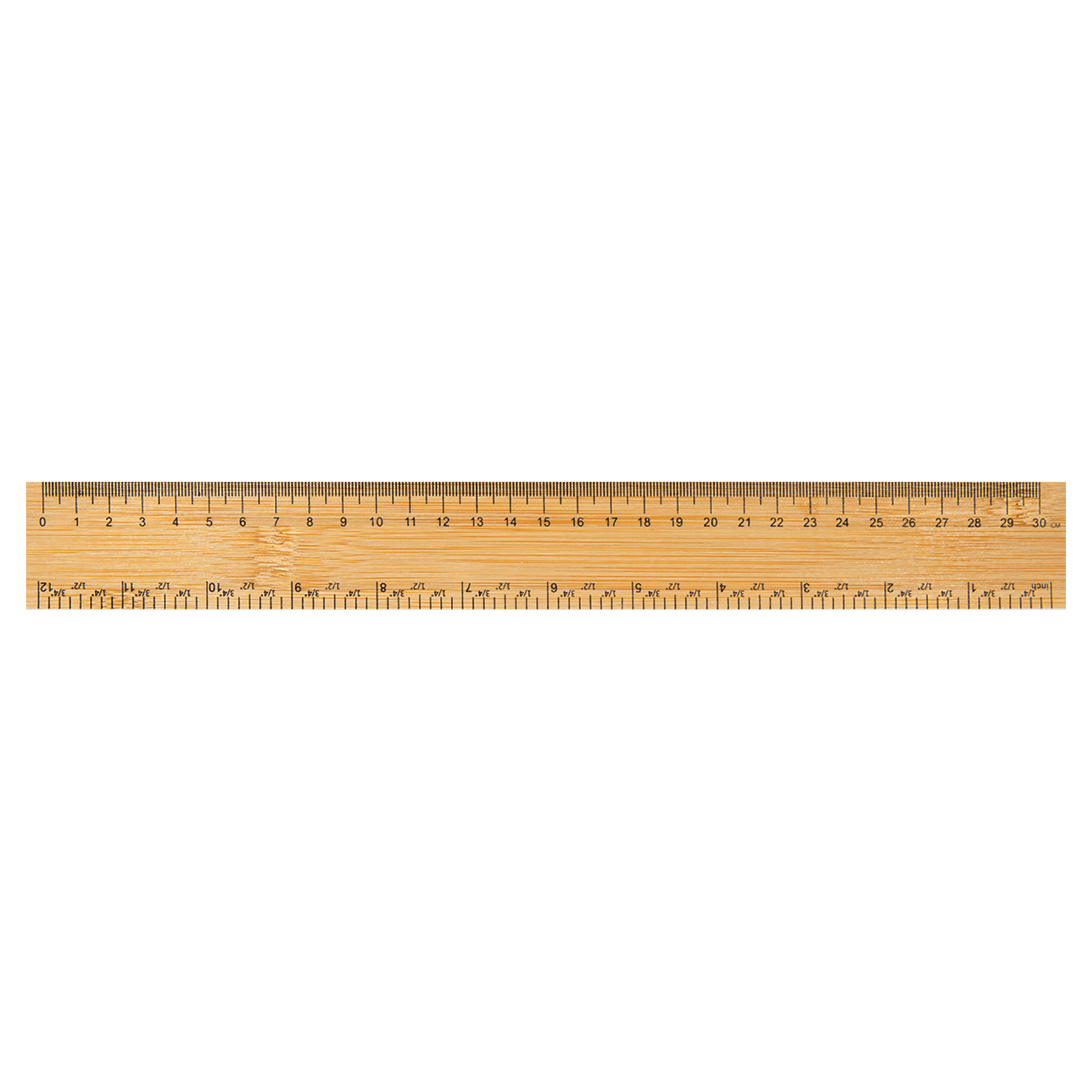 12" Bamboo Ruler