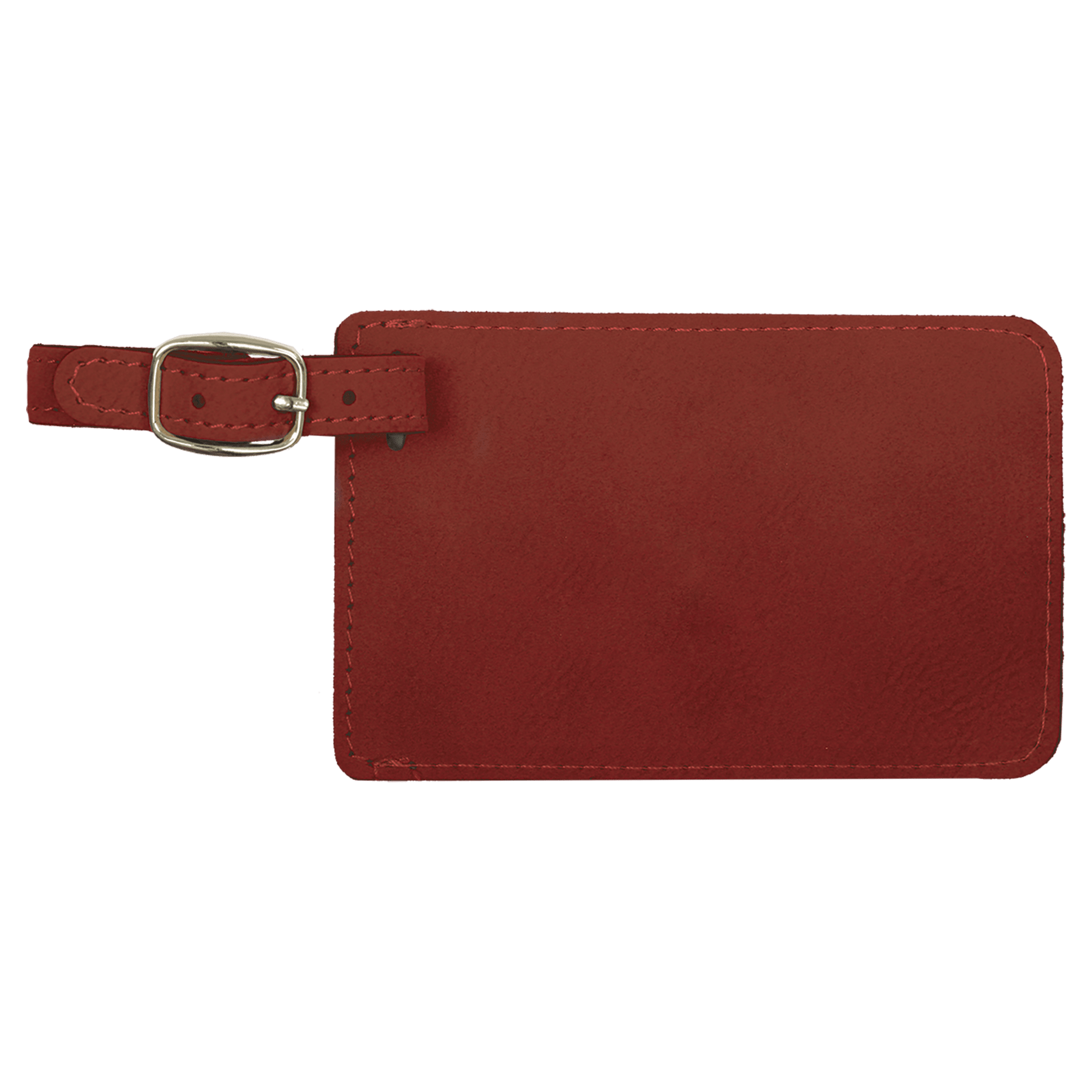 4.25" x 2.75" Rose Leatherette Luggage Tag