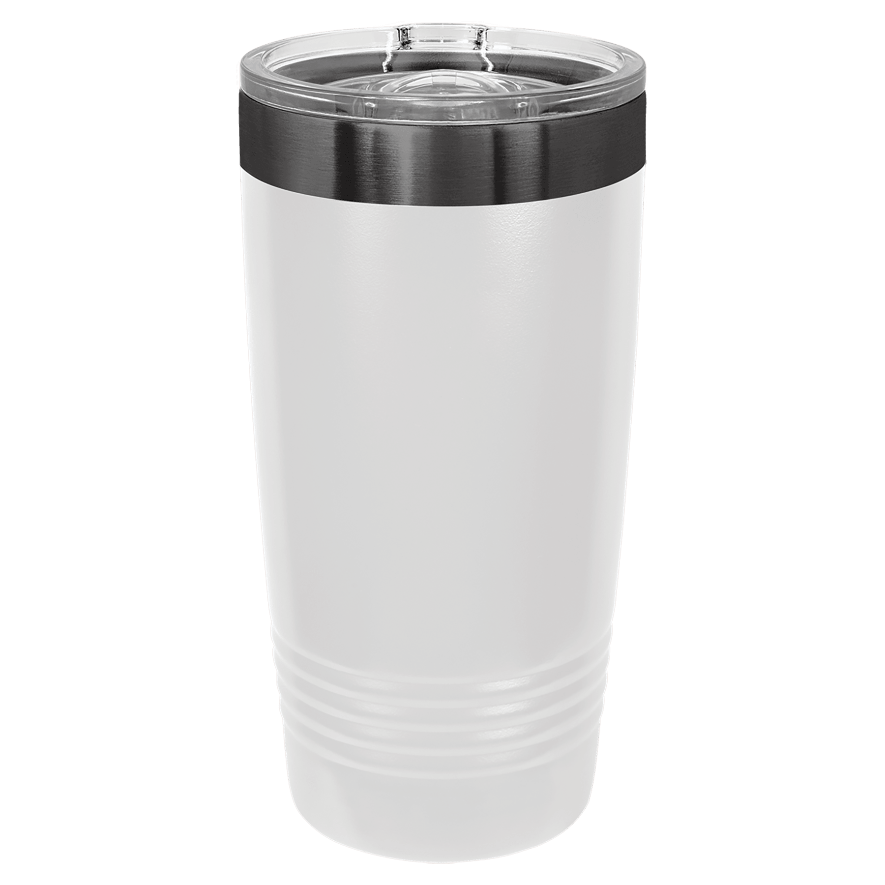 PC 20 oz. White/Ghost Black ION-Plated Ringneck Tumbler