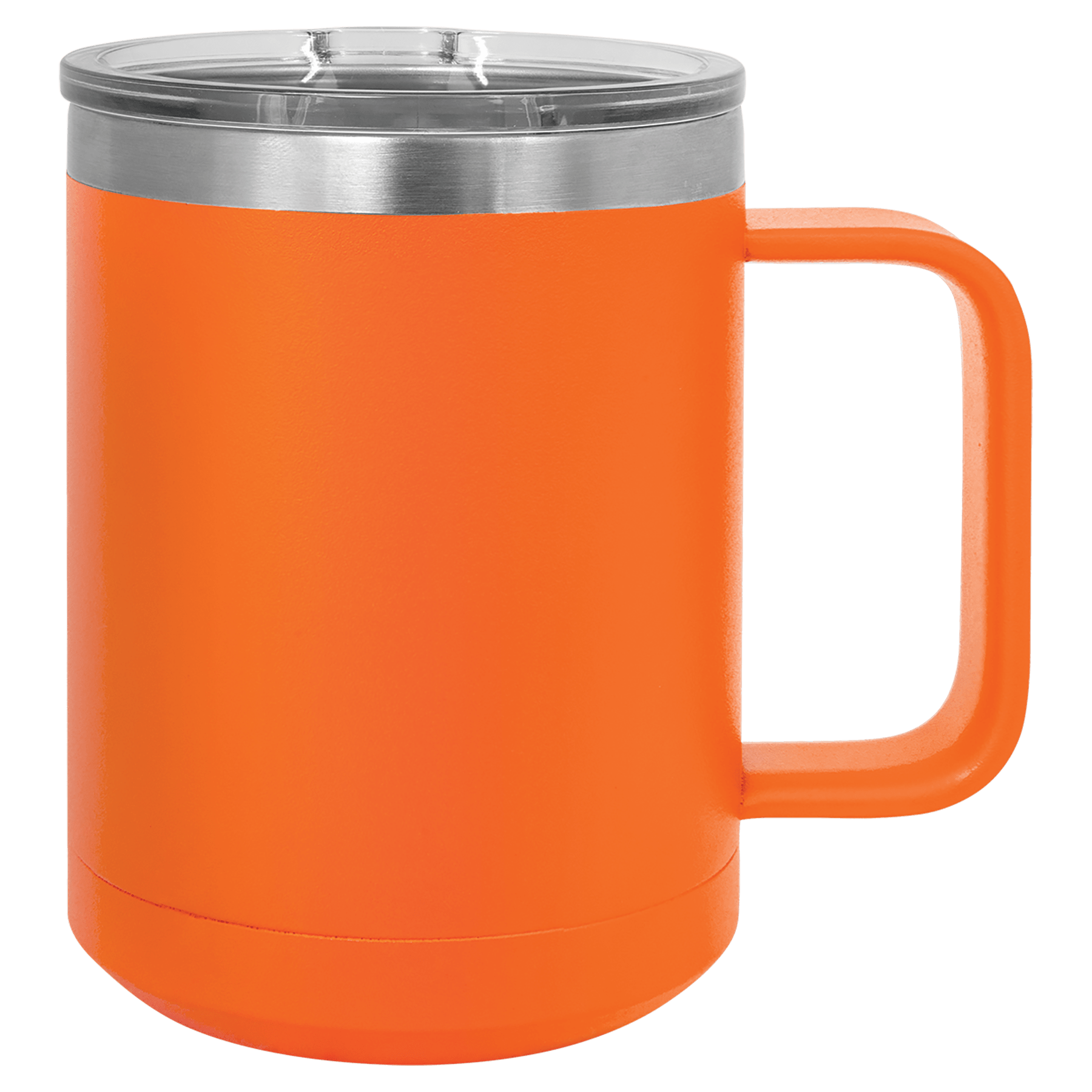 Polar Camel 15 oz. Orange Vacuum Insulated Mug w/Slider Lid