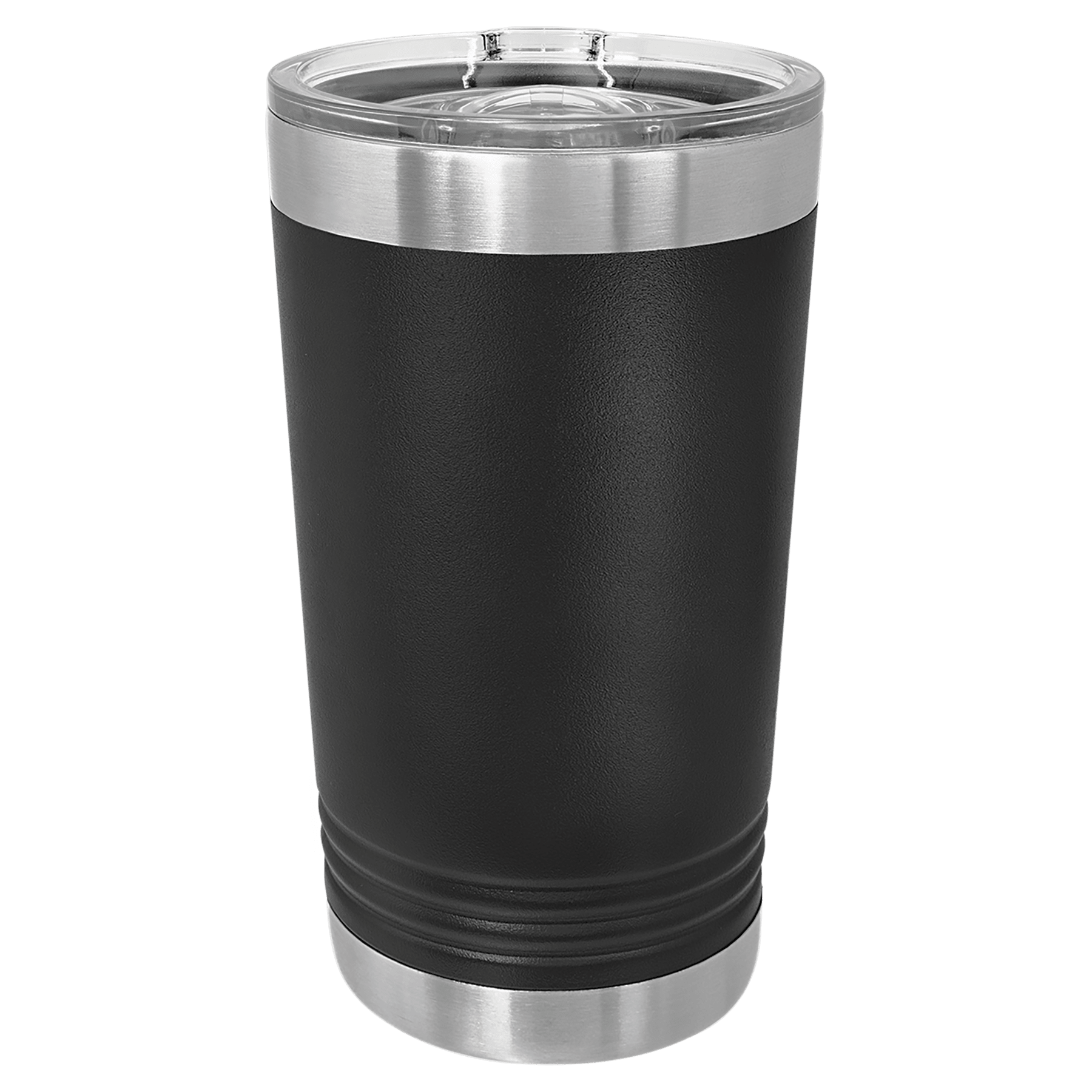 Polar Camel Black 16 oz. Pint with Slider Lid