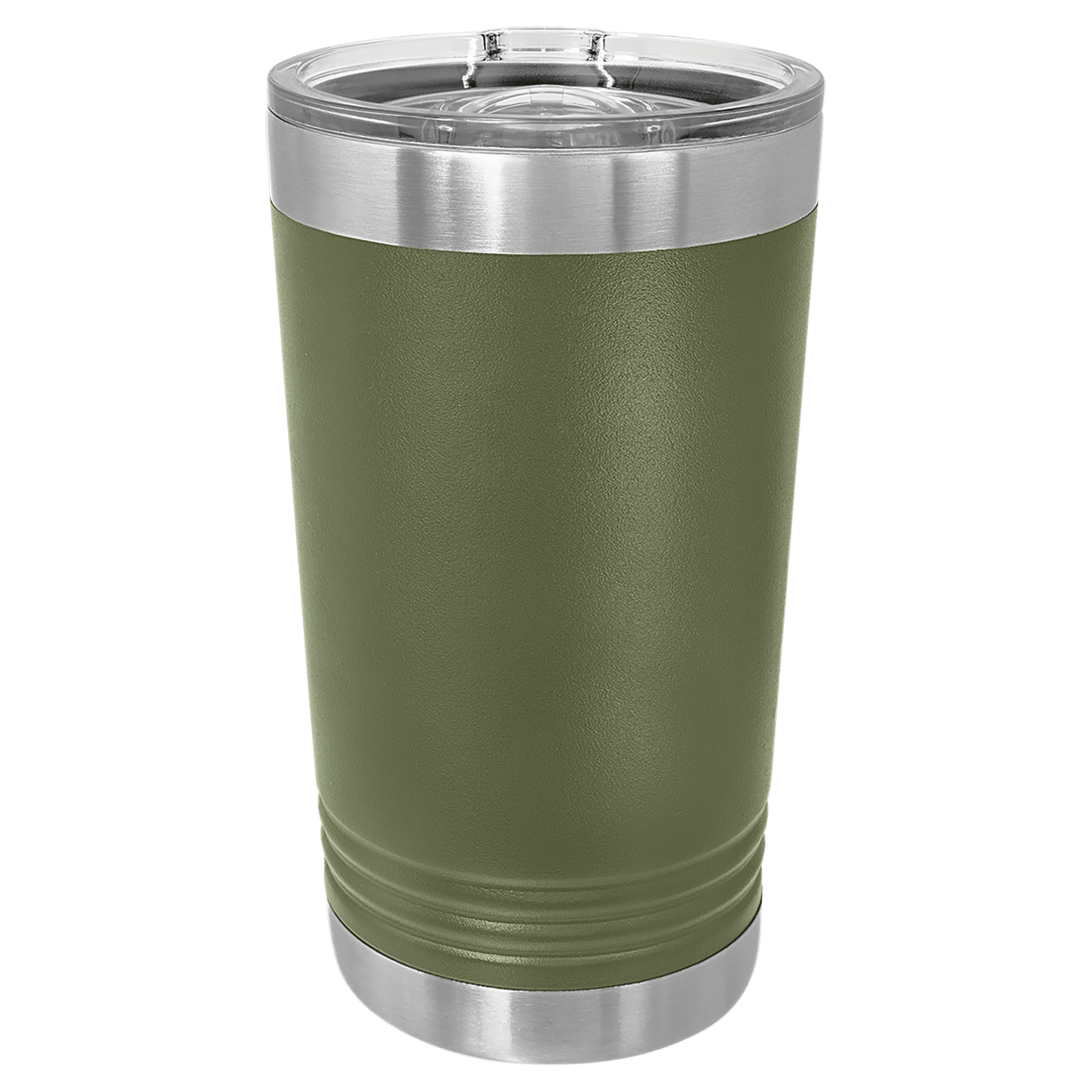 Polar Camel Olive Green 16 oz. Pint with Slider Lid