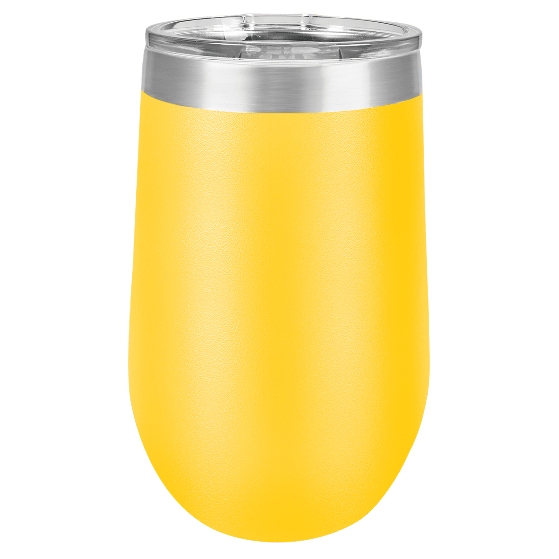 Polar Camel 16 oz. Yellow Stemless Tumbler