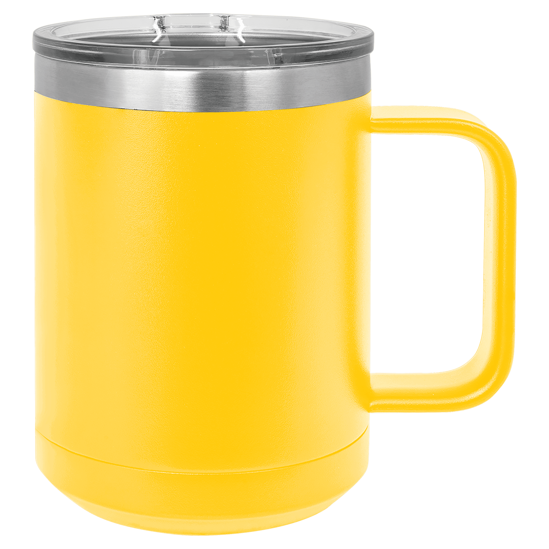 Polar Camel 15 oz. Yellow Vacuum Insulated Mug w/Slider Lid