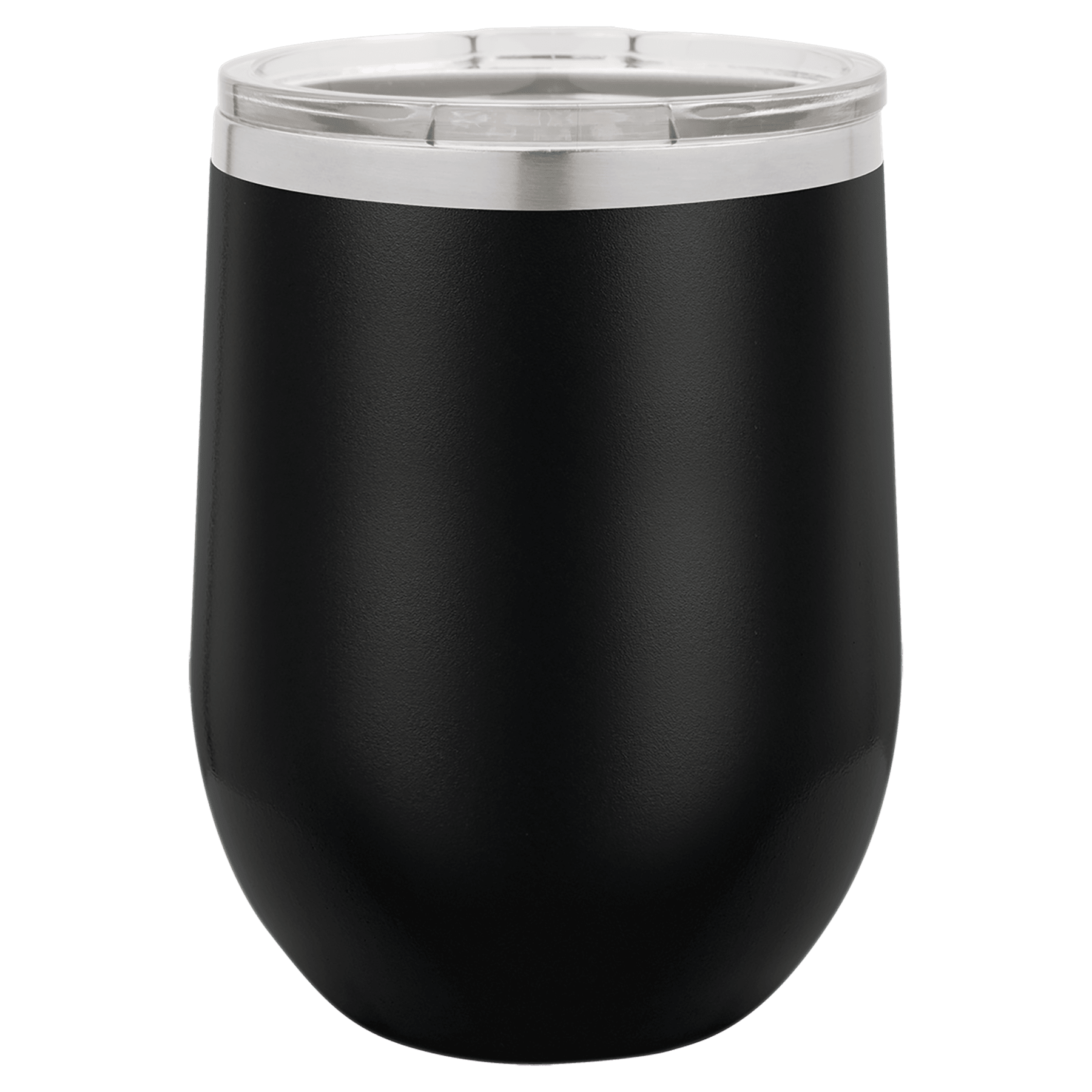 Polar Camel 12 oz. Black Stemless Wine Tumbler