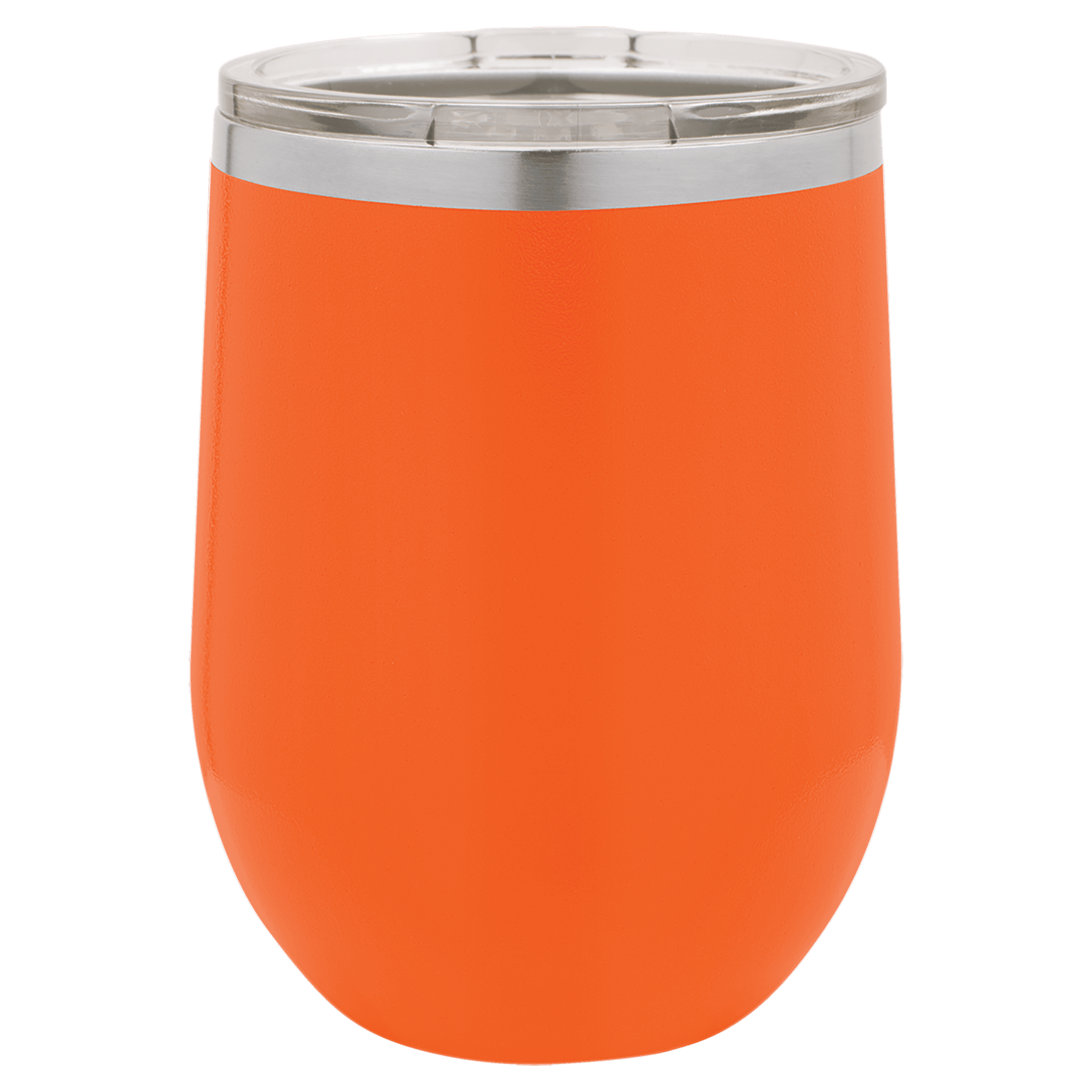 Polar Camel 12 oz. Orange Stemless Wine Tumbler