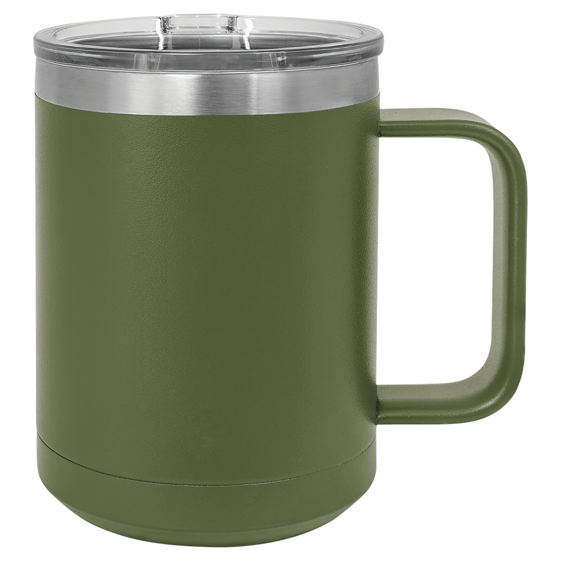 Polar Camel 15 oz. Olive Green Mug