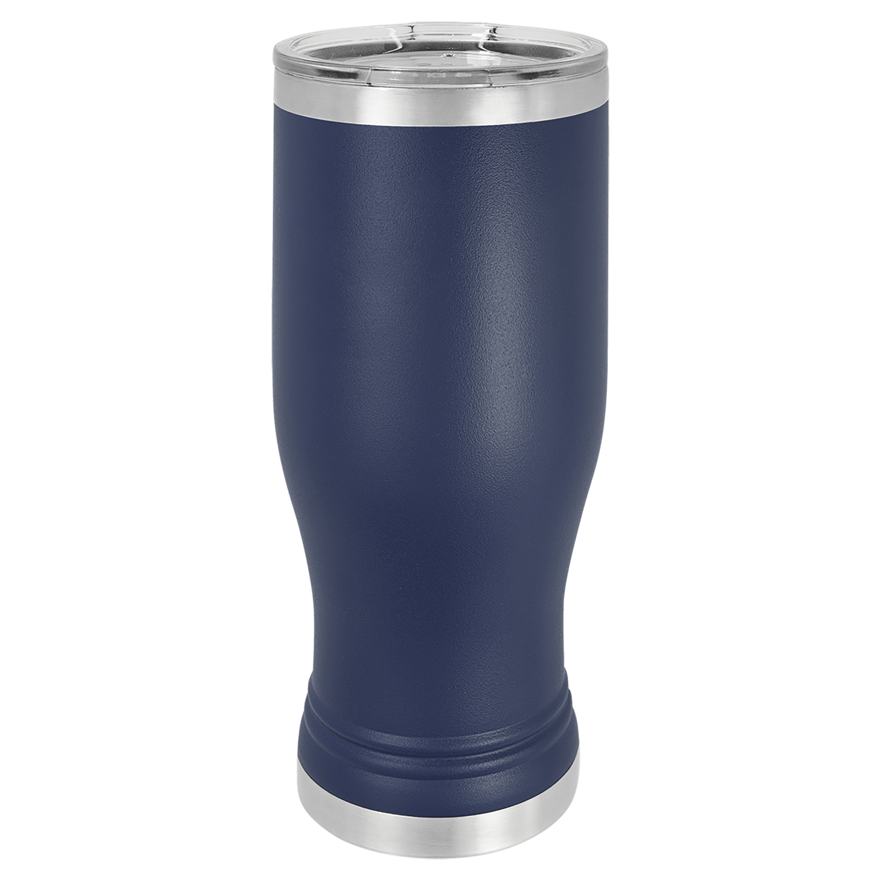 Polar Camel Navy Blue 20 oz. Pilsner with Clear Lid