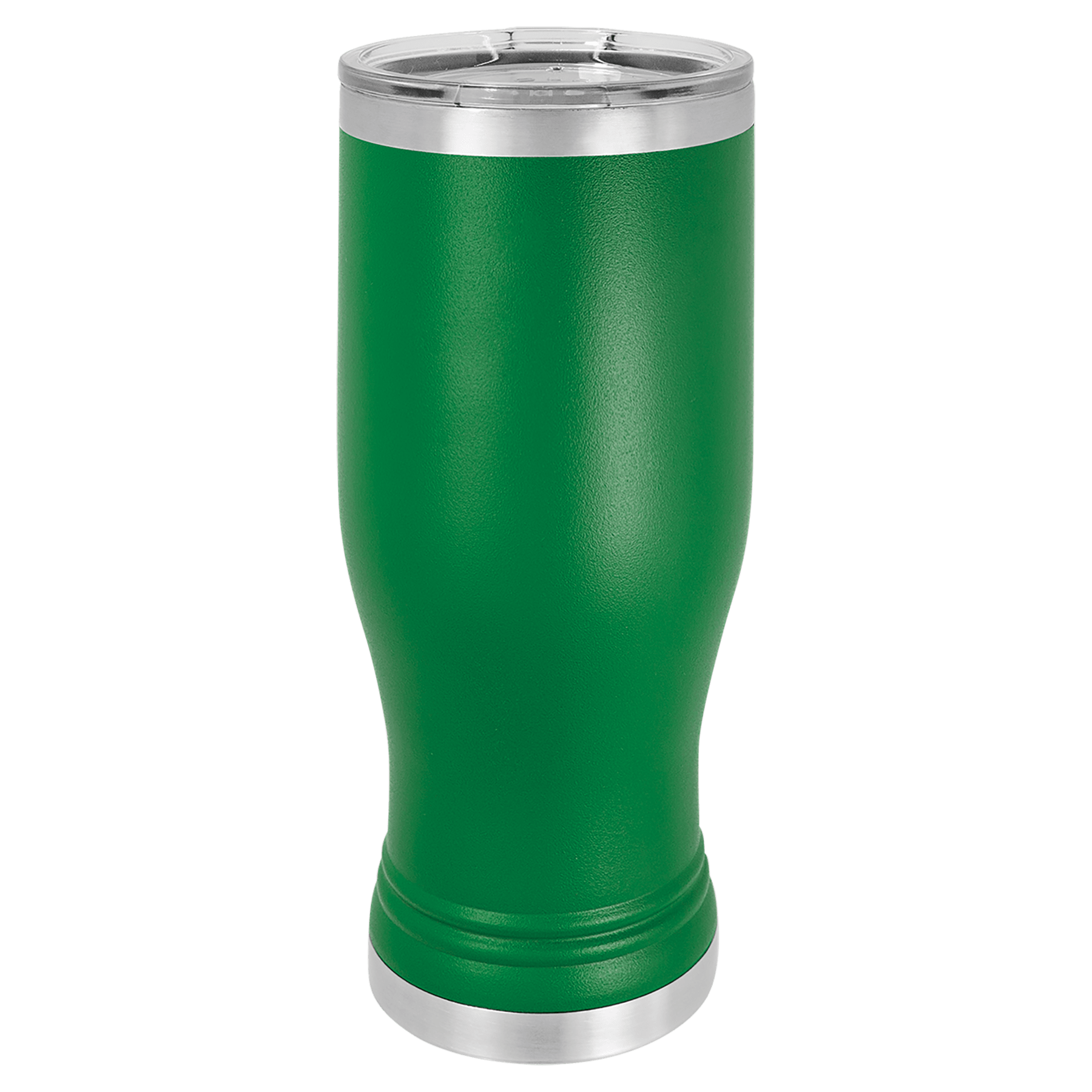 Polar Camel Green 20 oz. Pilsner with Clear Lid