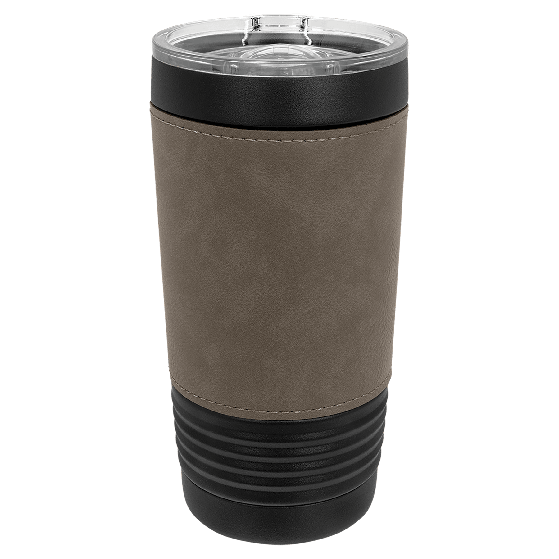 Polar Camel 20 oz. Black w/Gray Leatherette Tumbler