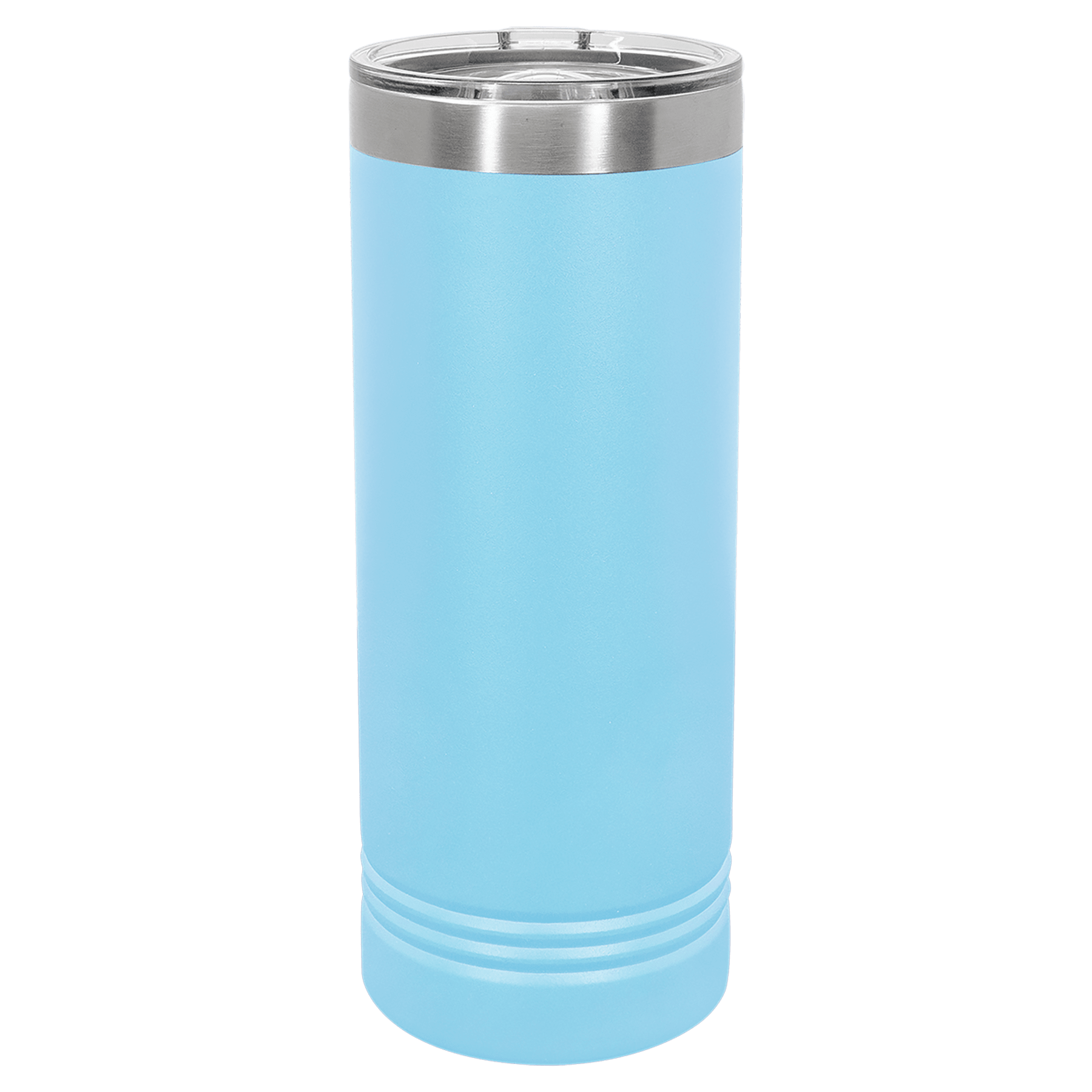 Polar Camel 22 oz. Light Blue Skinny Tumbler with Slider Lid