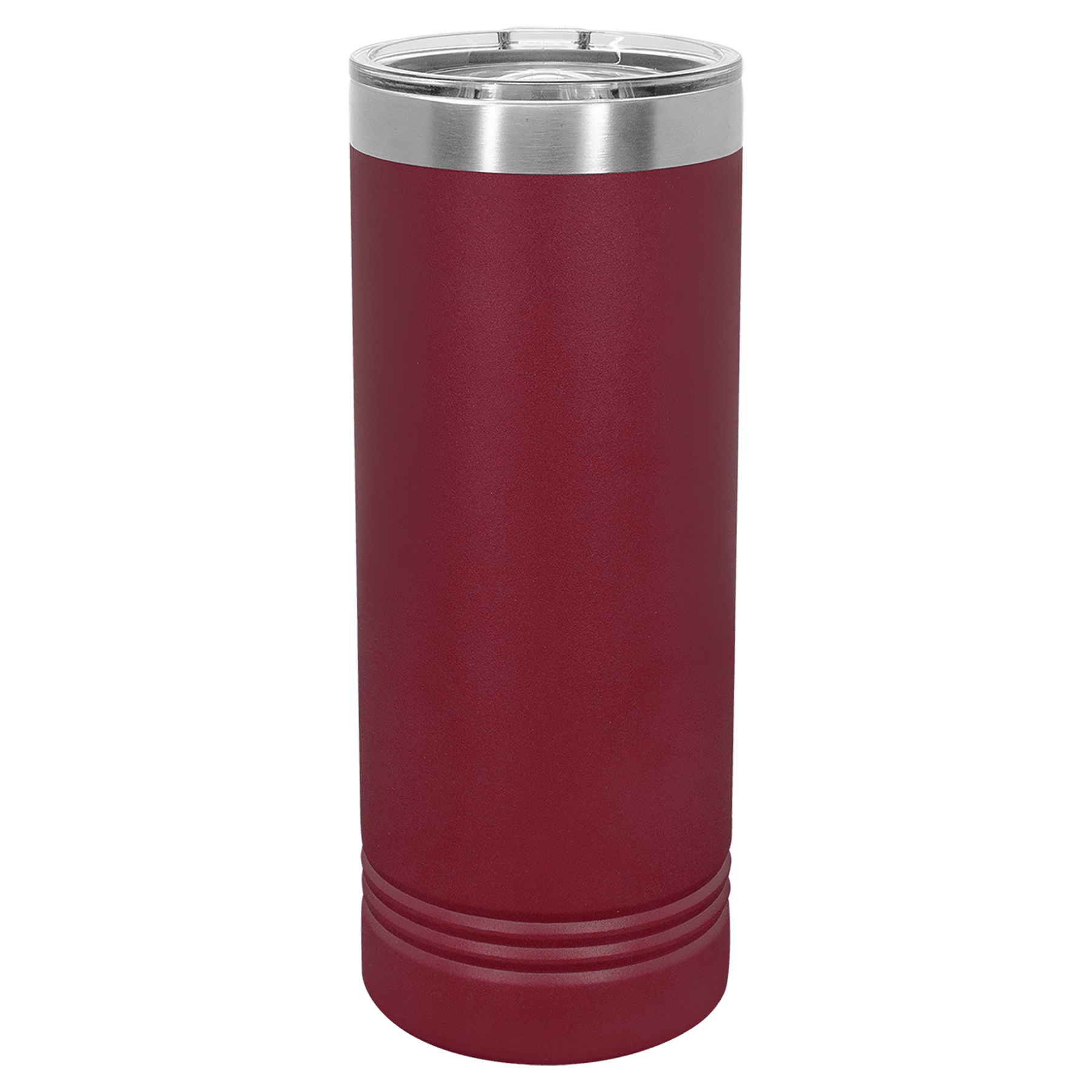 Polar Camel 22 oz. Maroon Skinny Tumbler with Slider Lid