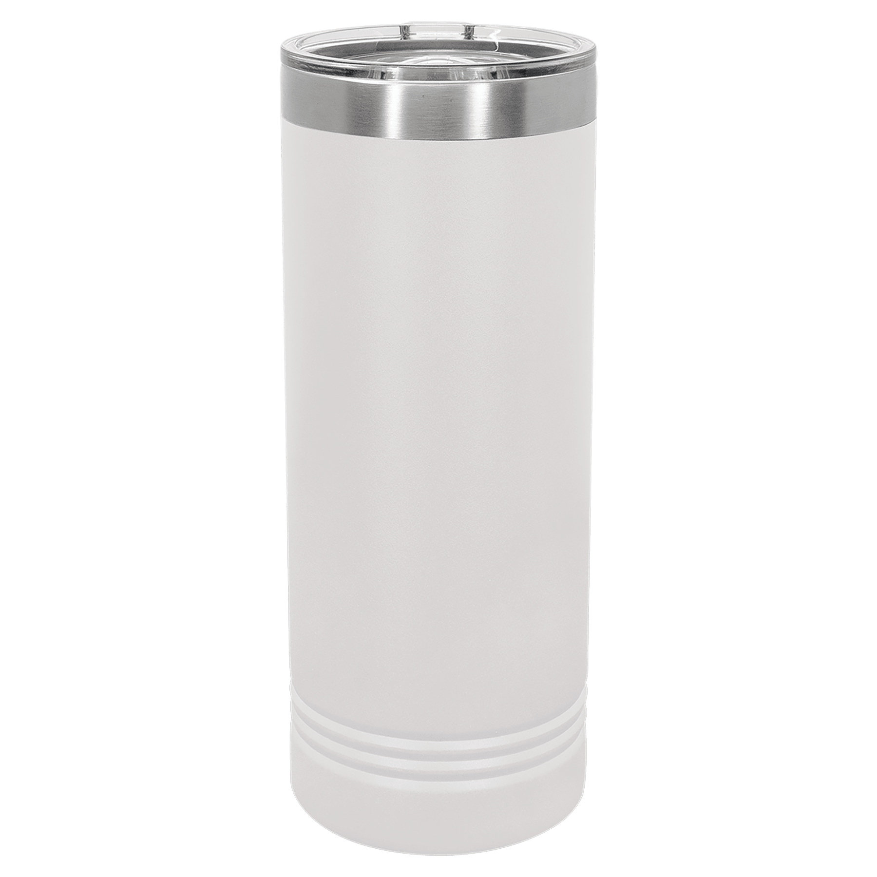 Polar Camel 22 oz. White Skinny Tumbler with Slider Lid