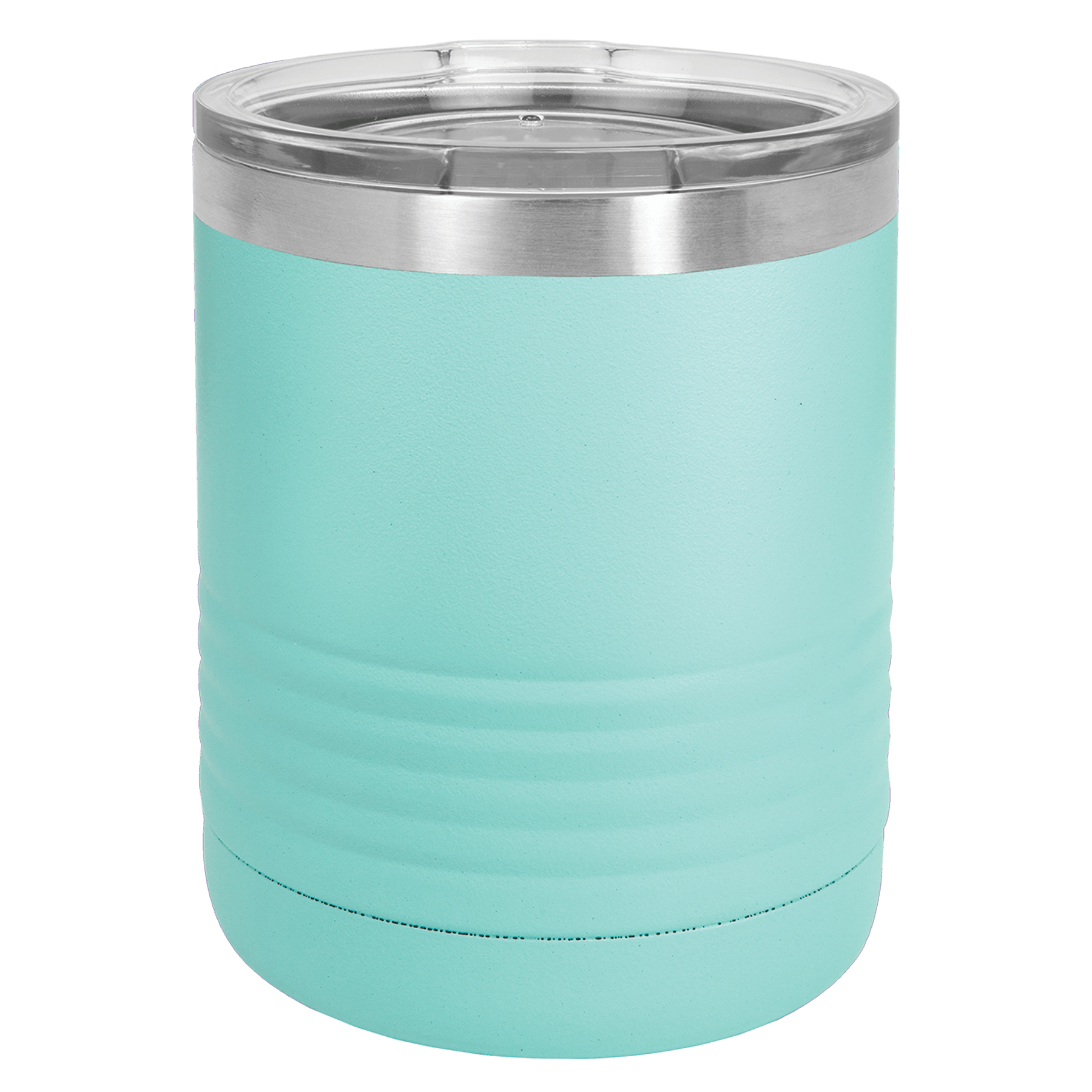 Polar Camel 10 oz. Teal Ringneck Tumbler w/Clear Lid