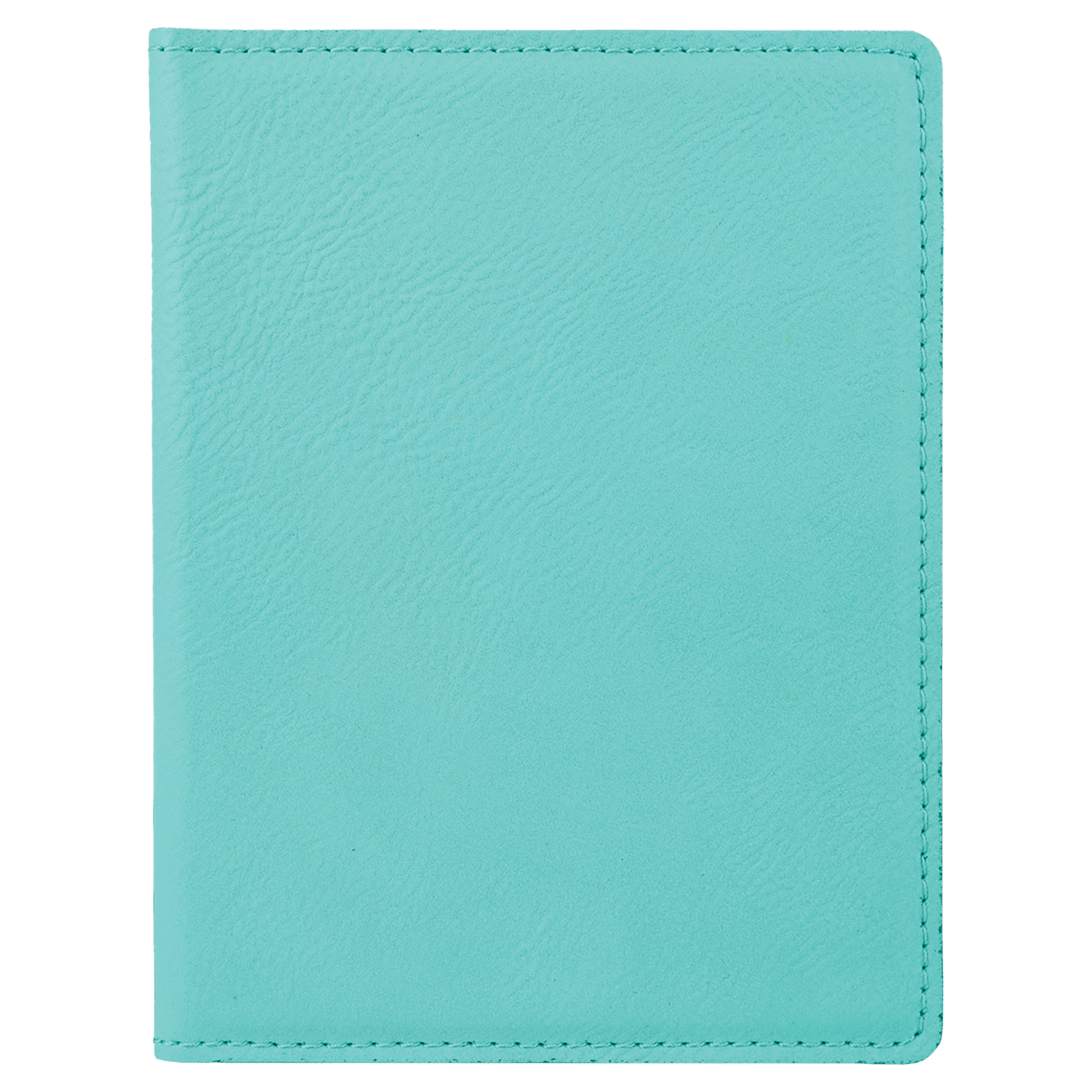 4.25" x 5.5" Teal Leatherette Passport Holder