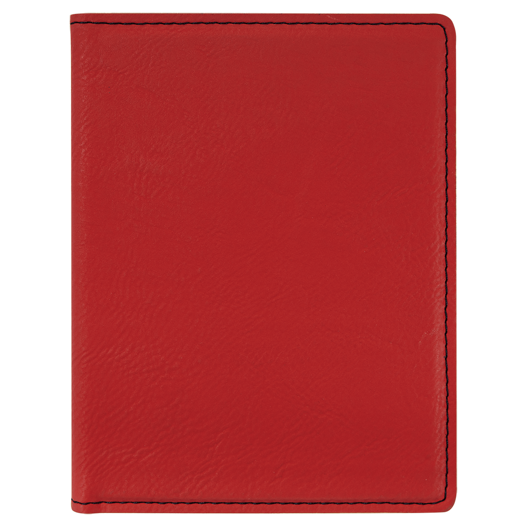 4.25" x 5.5" Red Leatherette Passport Holder