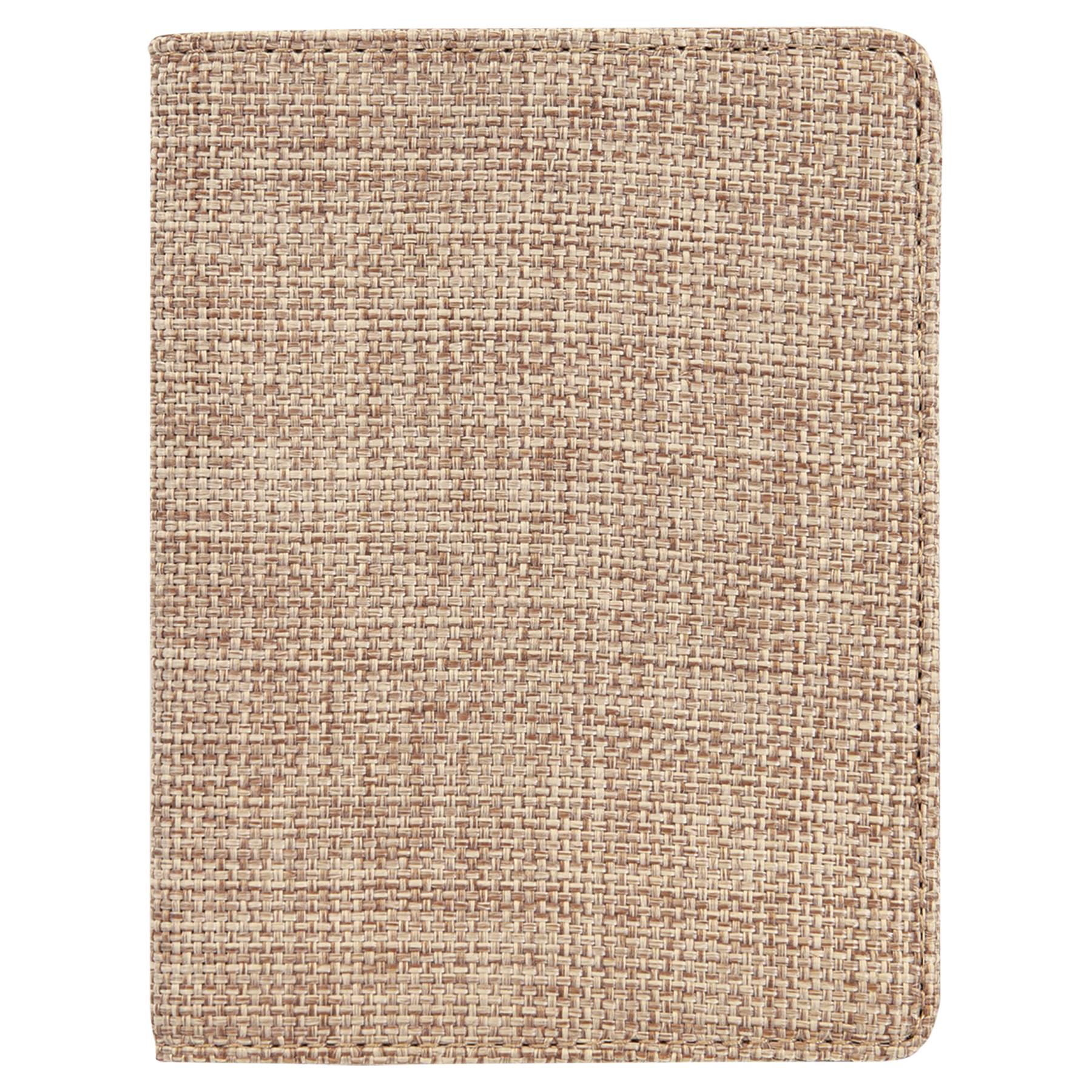 4.25" x 5.5" Sublimatable Burlap Passport Holder
